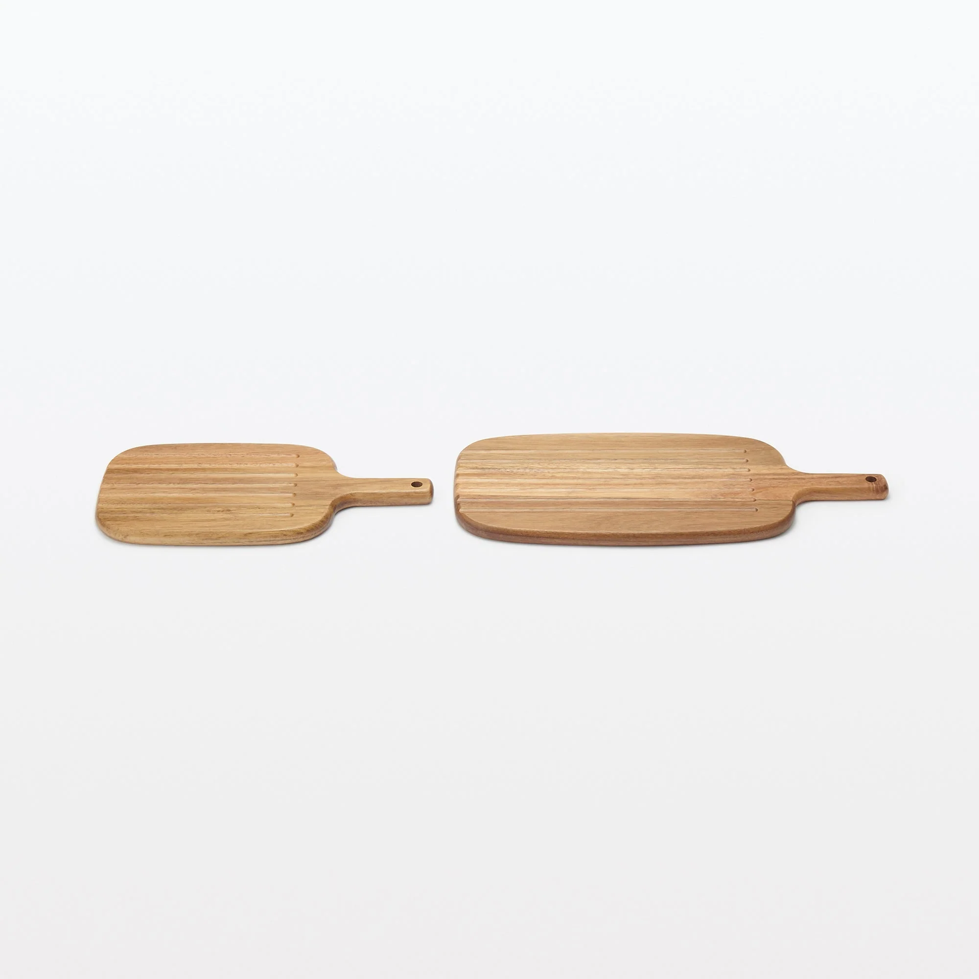 Acacia Double-Sided Cutting Board with Handle - Small - Image 6