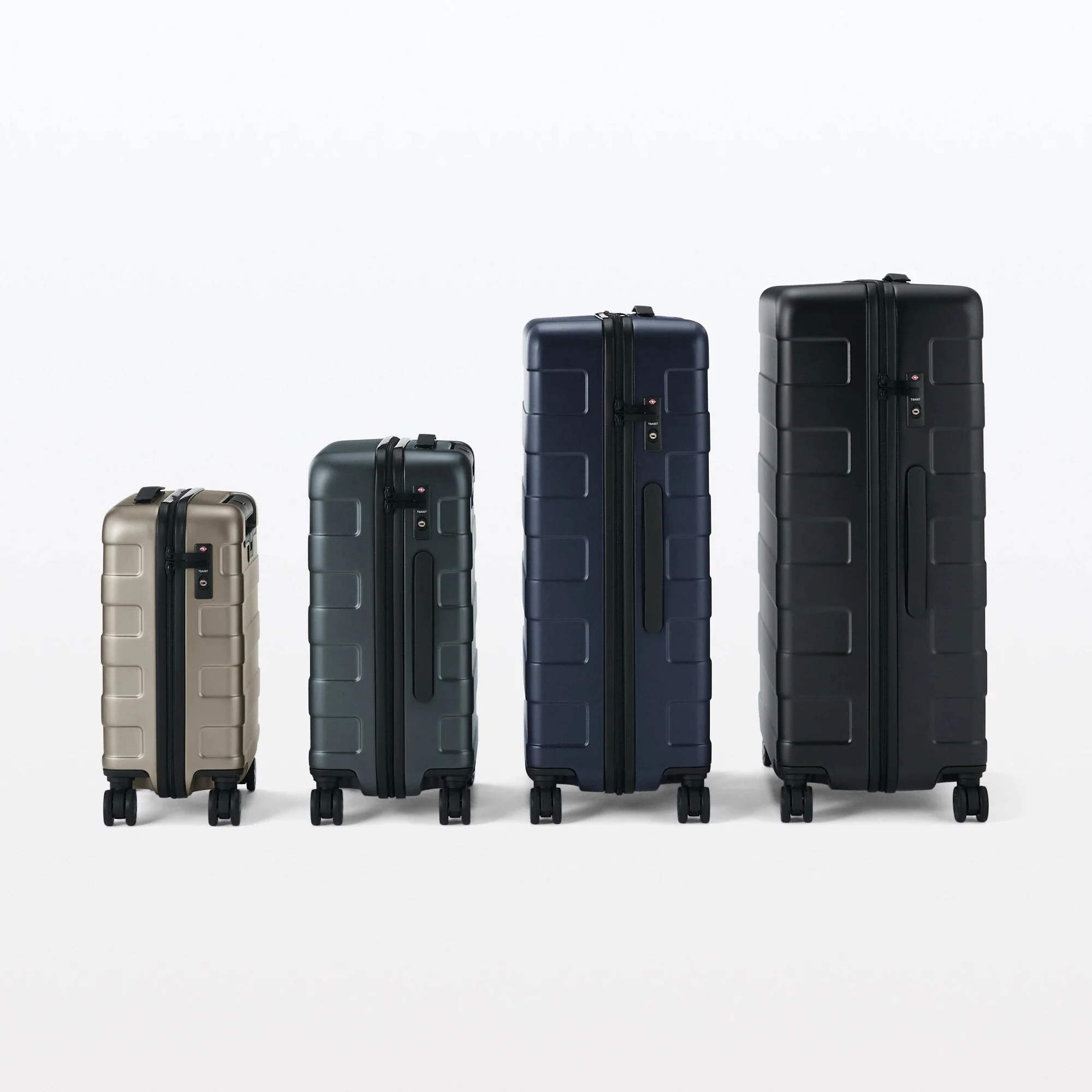 Adjustable Handle Hard Shell Suitcase 36L - Light Pink | Carry-On - Image 21