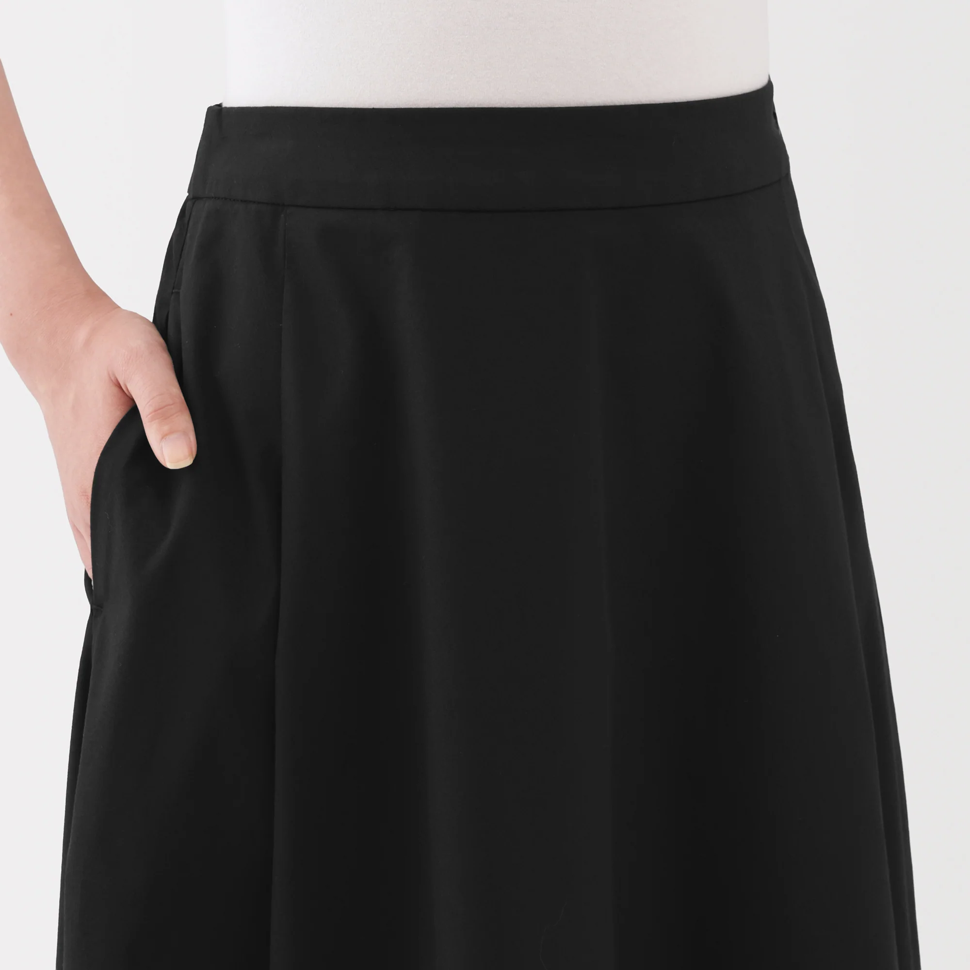 Broadcloth Flared Skirt - Image 18