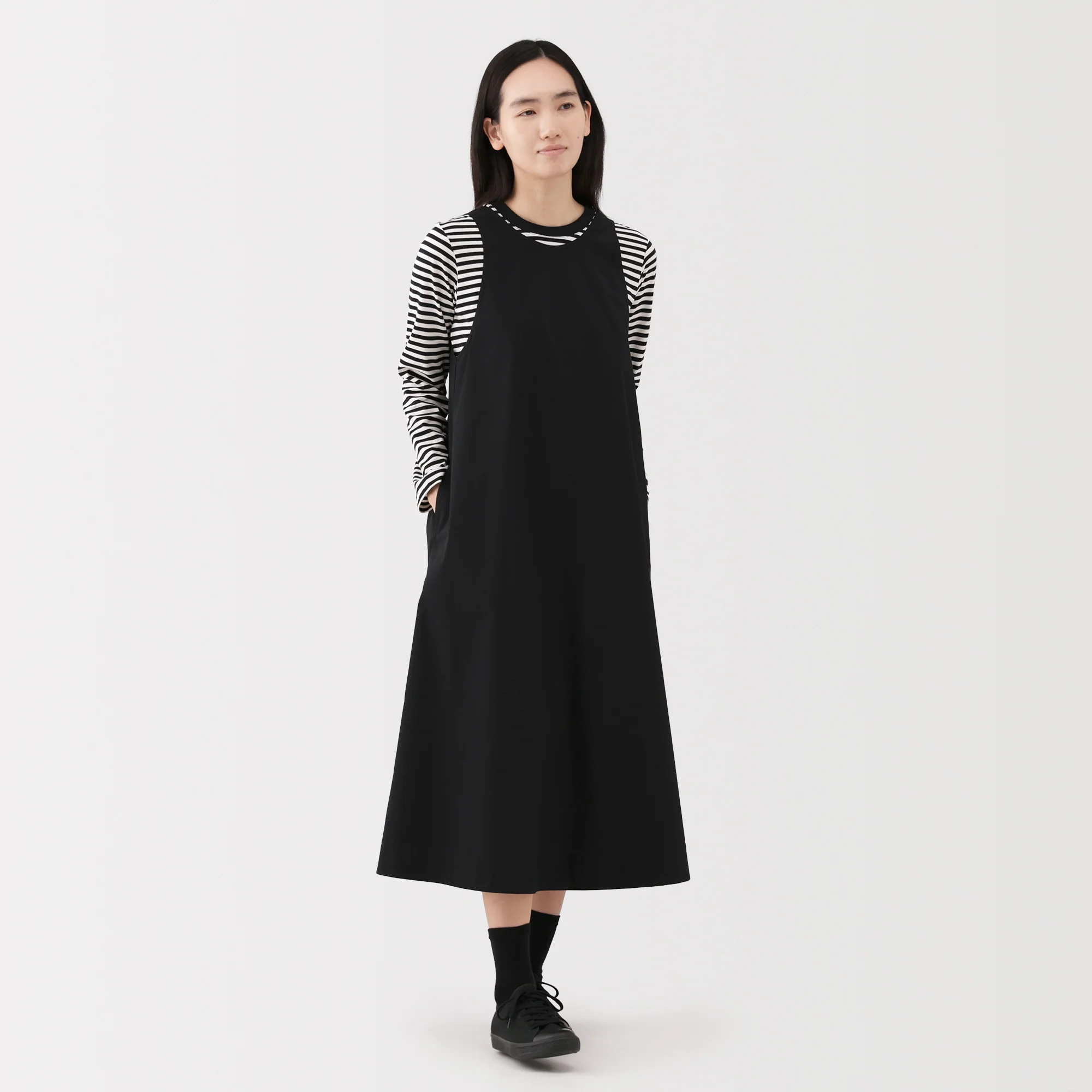 Broadcloth Sleeveless Dress - Image 3