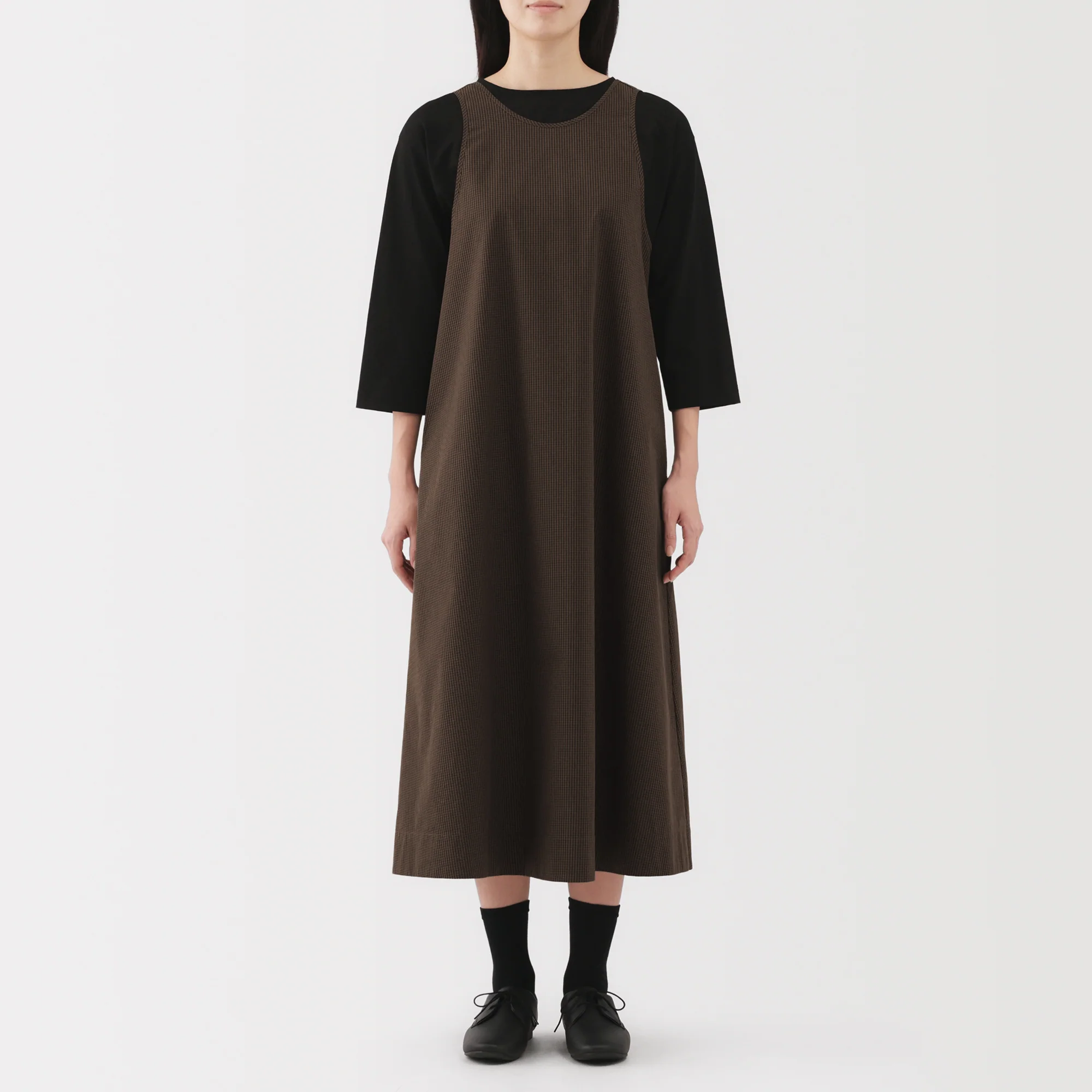 Broadcloth Sleeveless Dress - Image 4