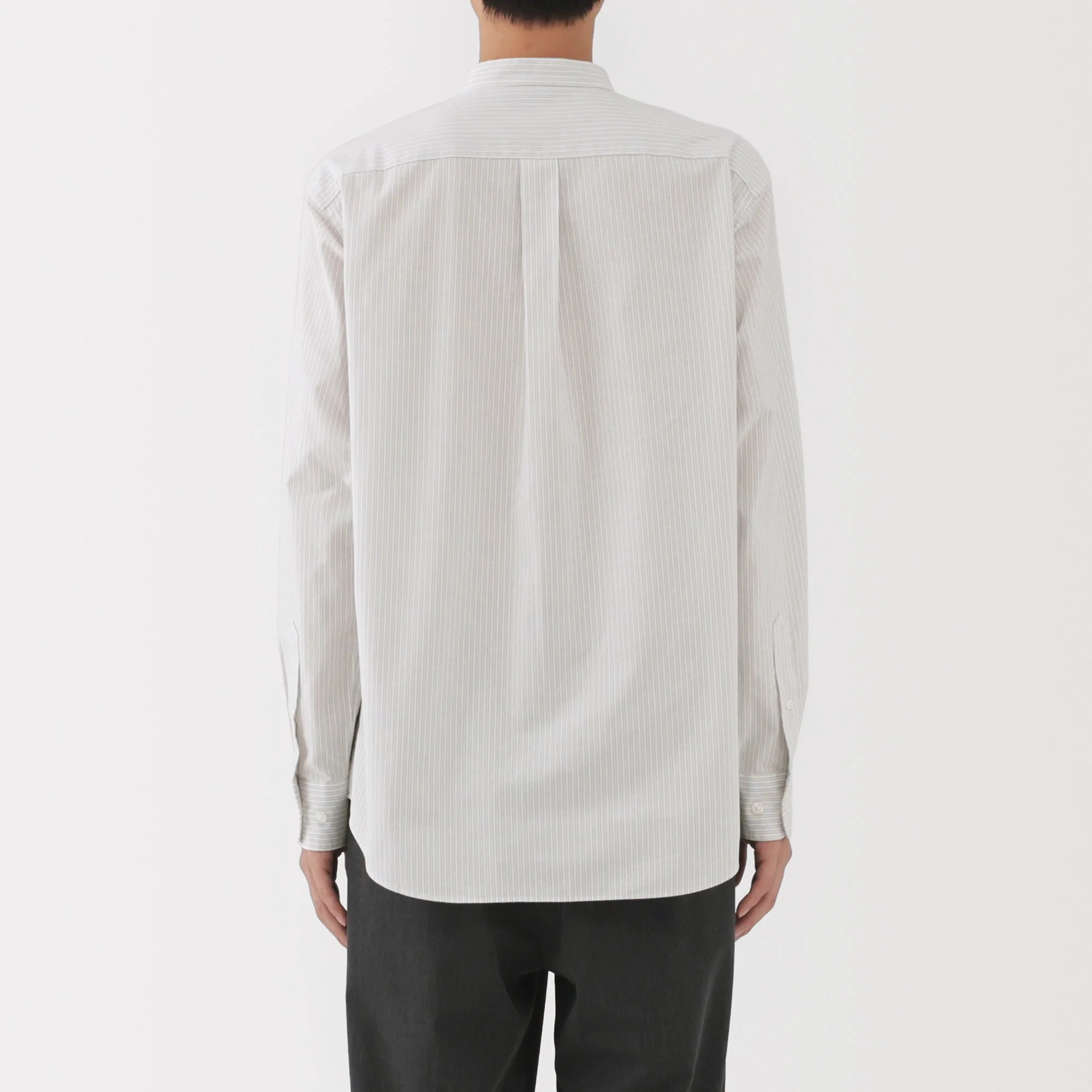 Broadcloth Stand Collar Shirt - Image 15