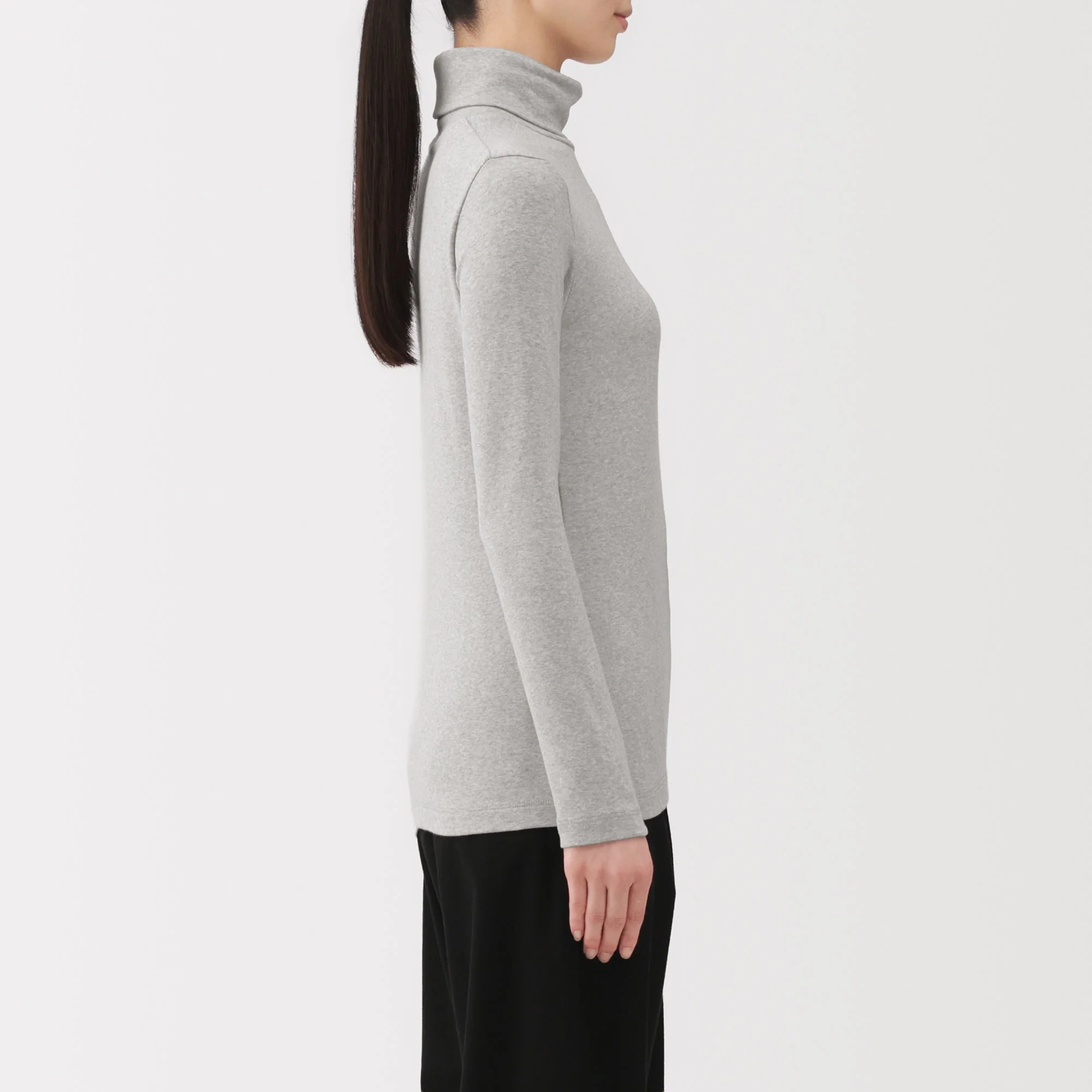 Brushed Turtleneck T-Shirt - Image 5