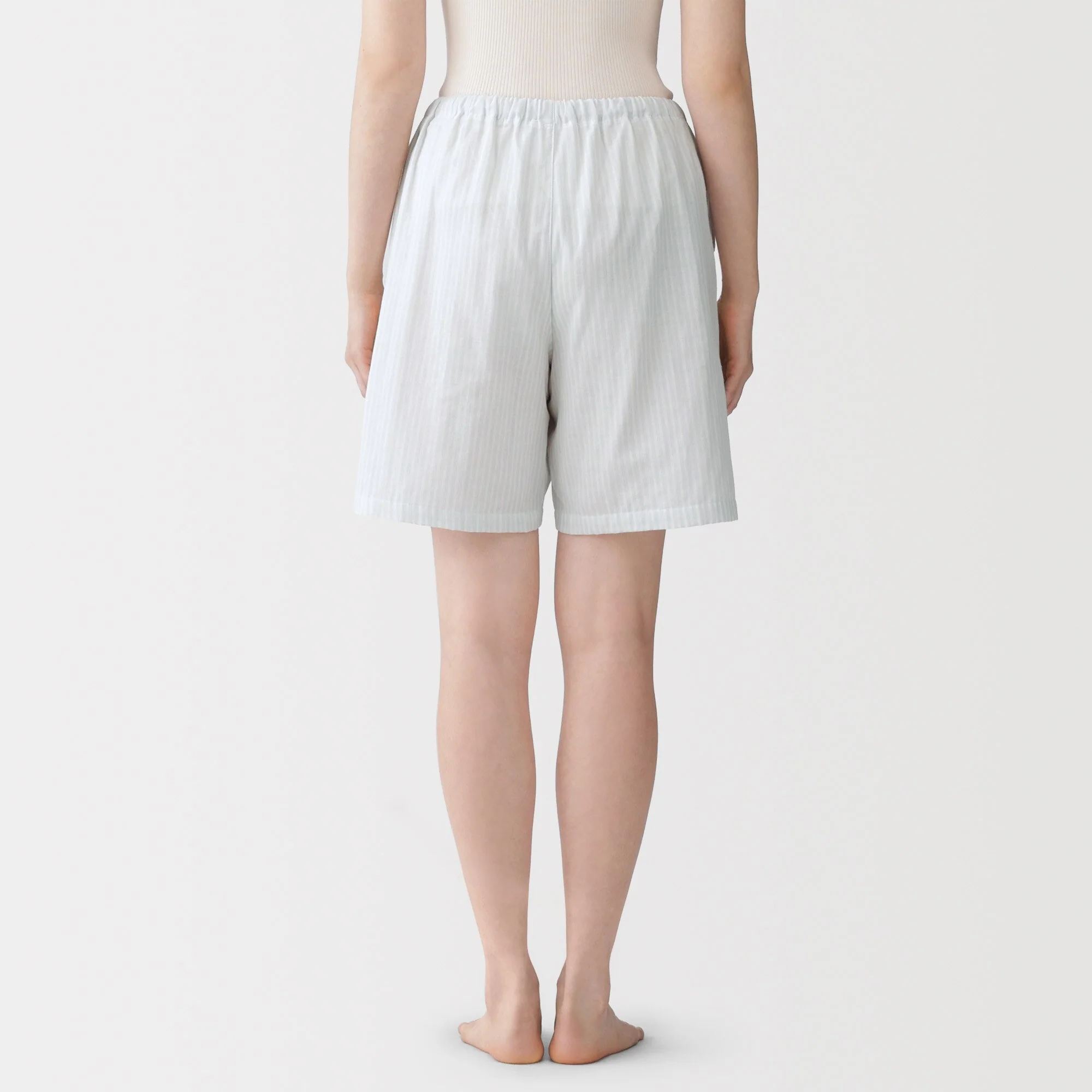 Cotton Gauze Half Pants - Image 14