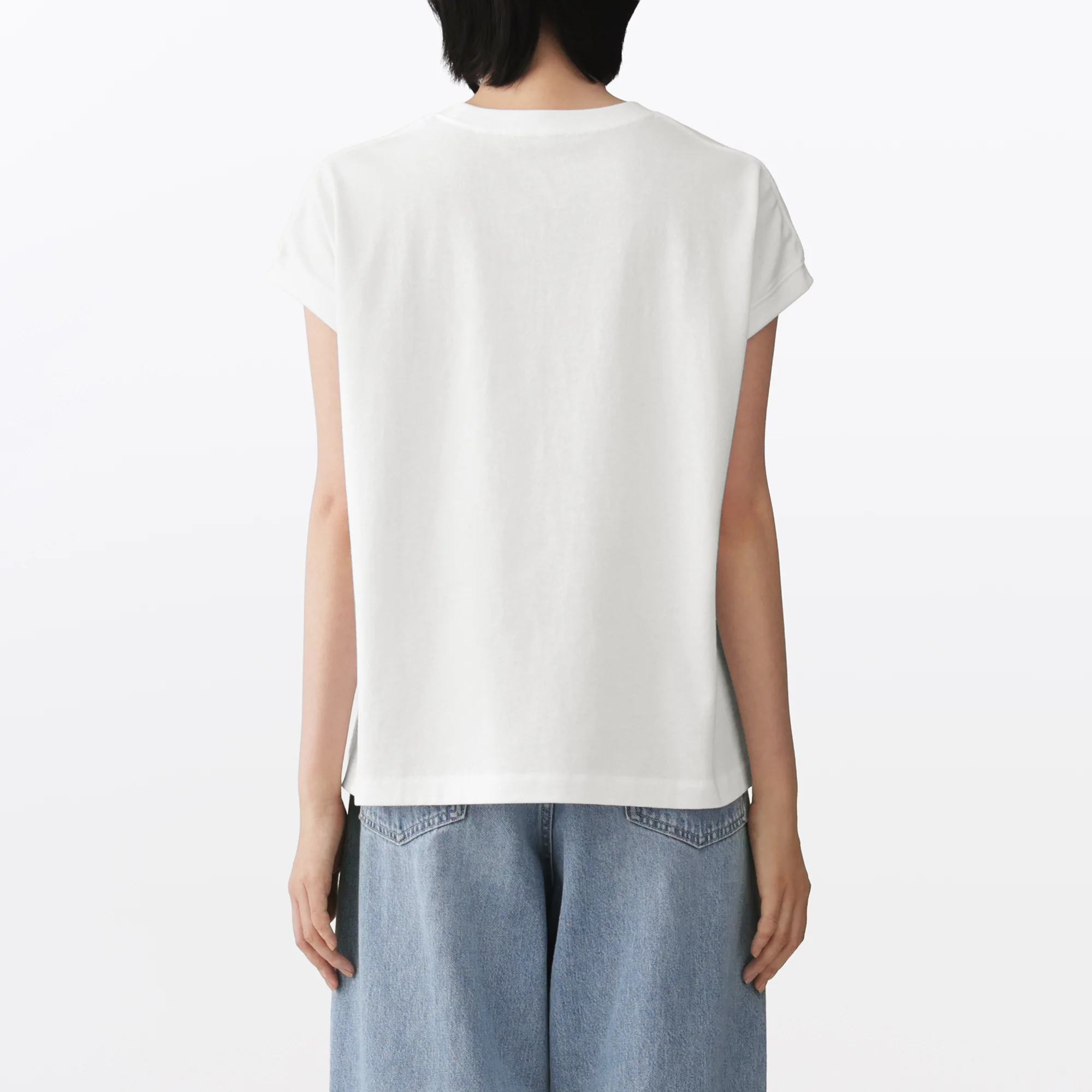 Cotton Jersey French Sleeve T-Shirt - Image 40