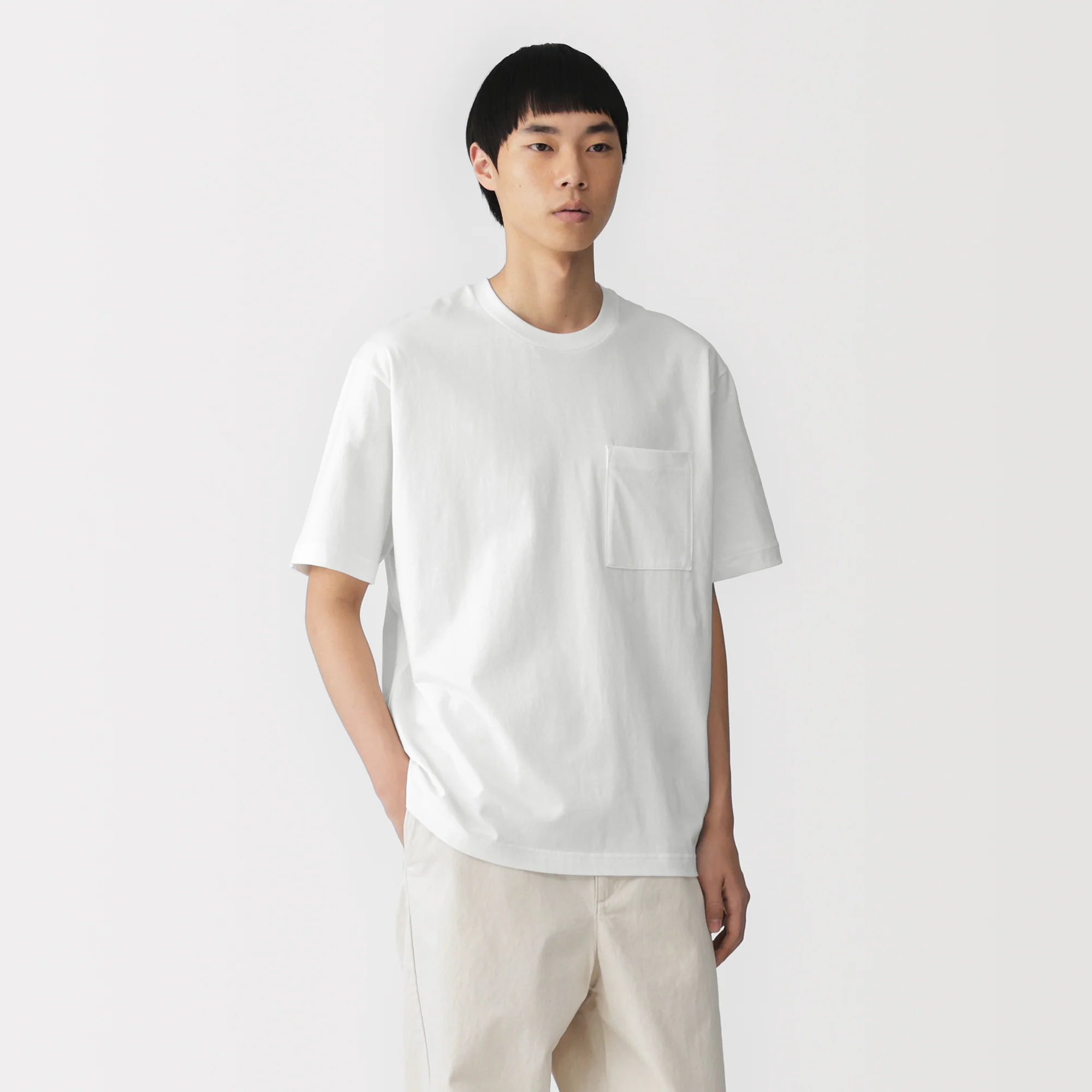 Cotton Jersey Wide T-Shirt