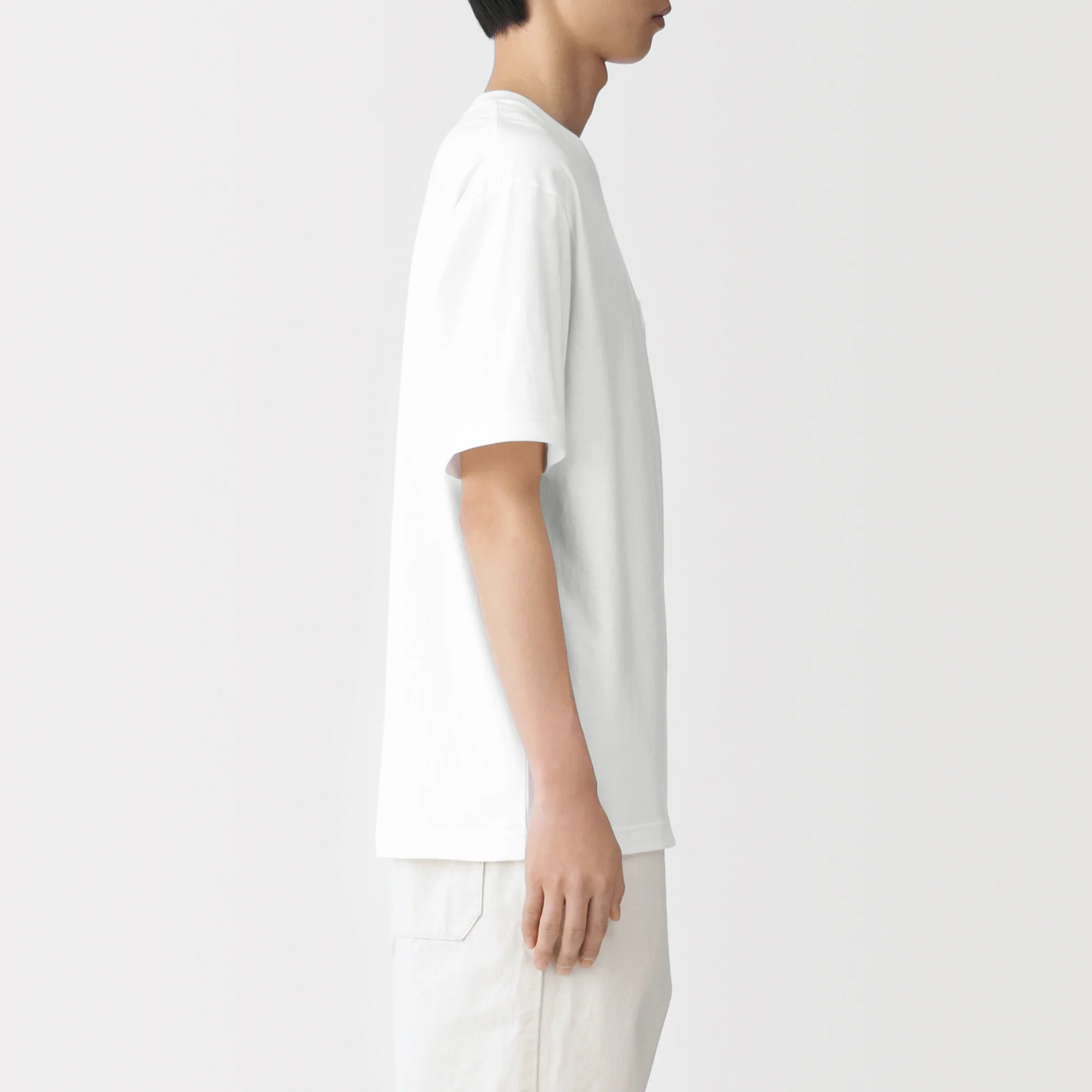 Cotton Jersey Wide T-Shirt - Image 5