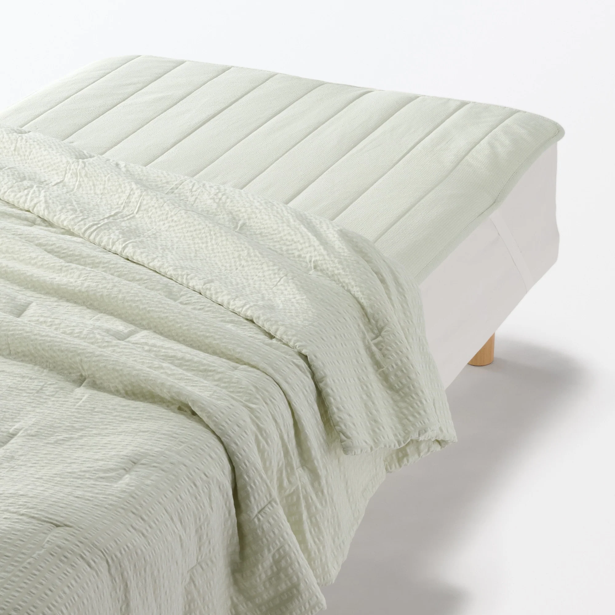 Cotton Seersucker Quilted Pad - Single - Image 10