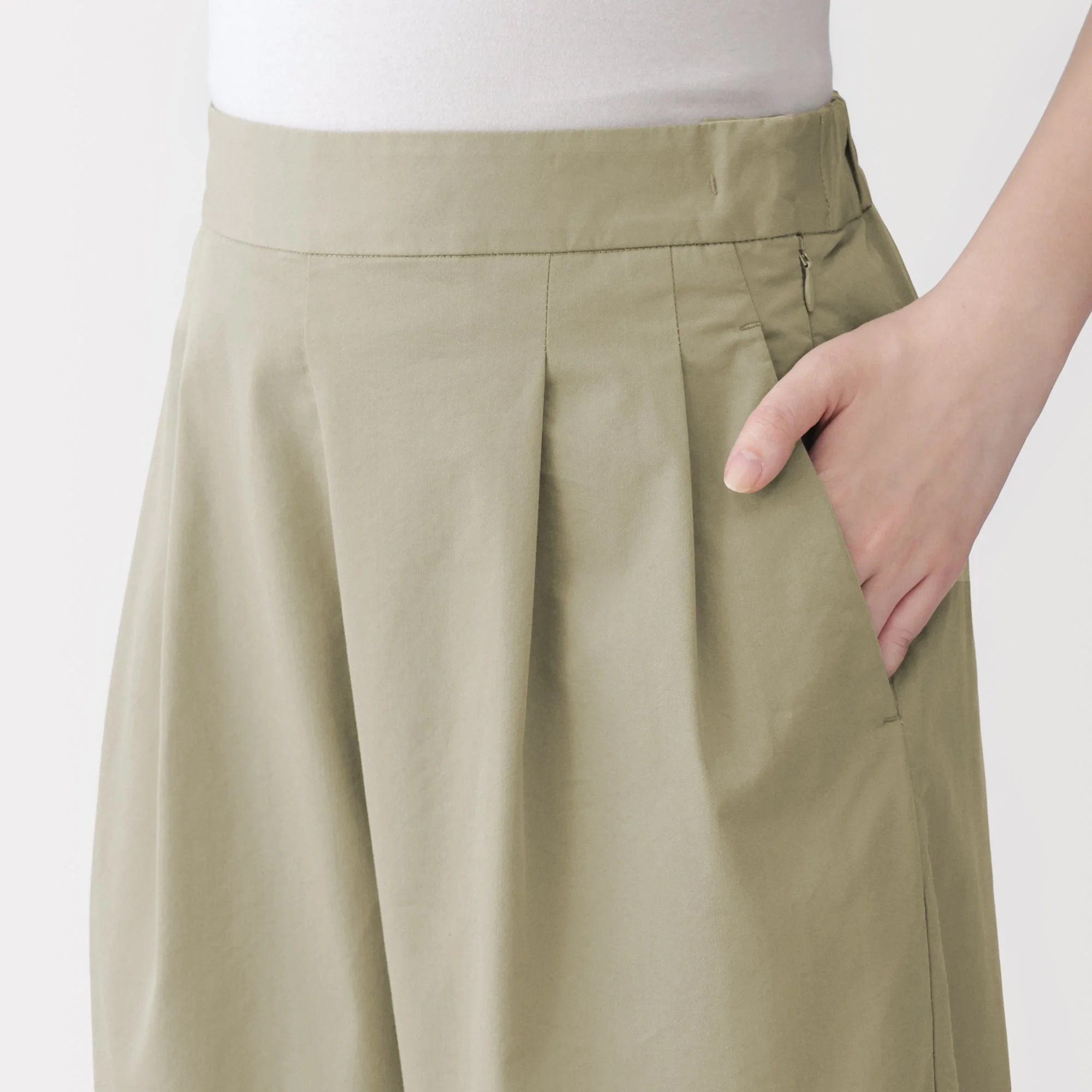 Cotton Twill Wide Tapered Pants - Image 34