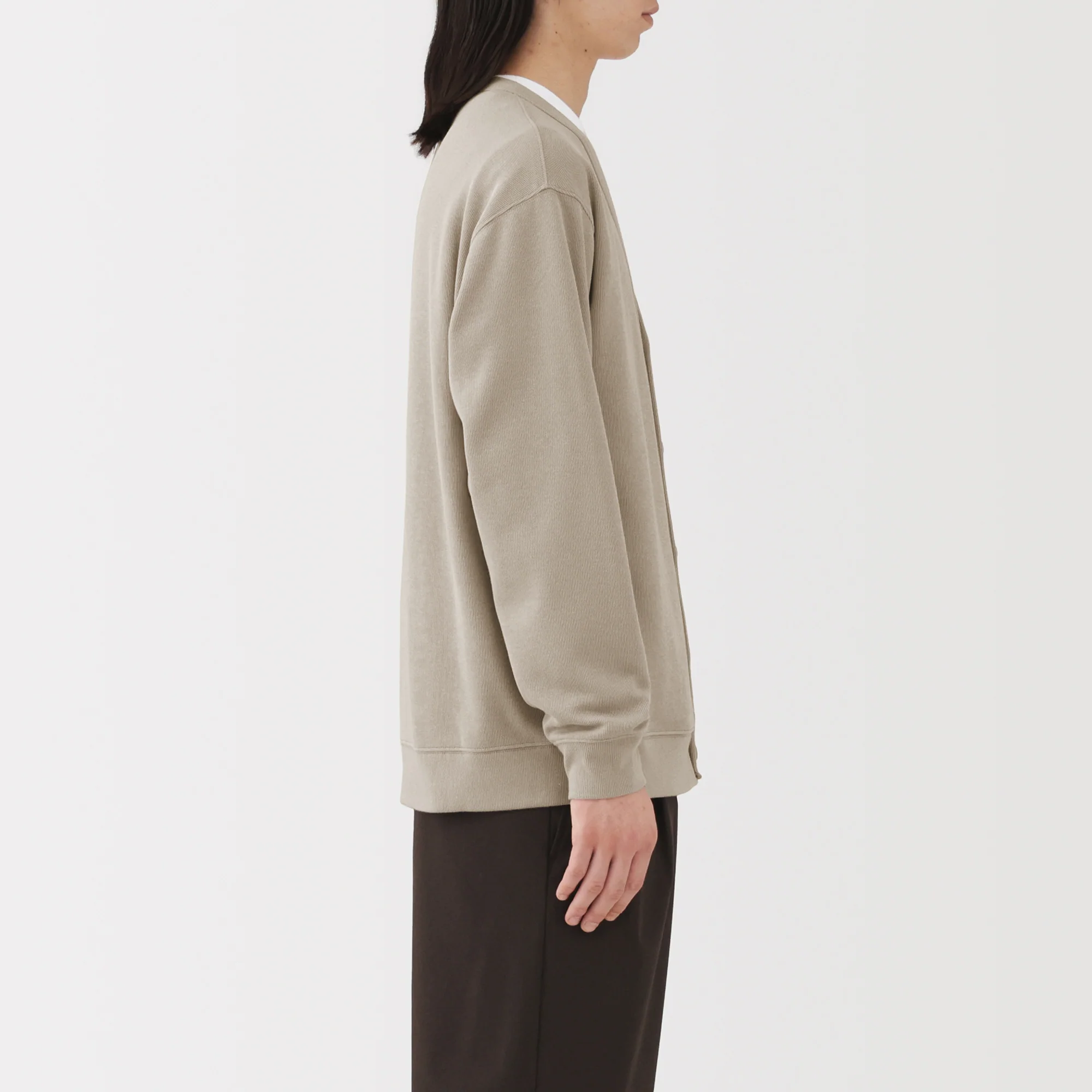 Double Knitted V-Neck Cardigan - Image 35