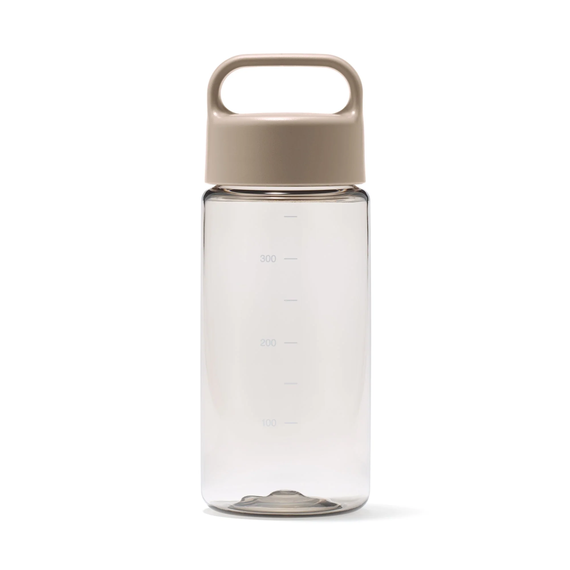 Easy-to-Carry Water Bottle With Scale - Sand Beige (11.8 fl oz)