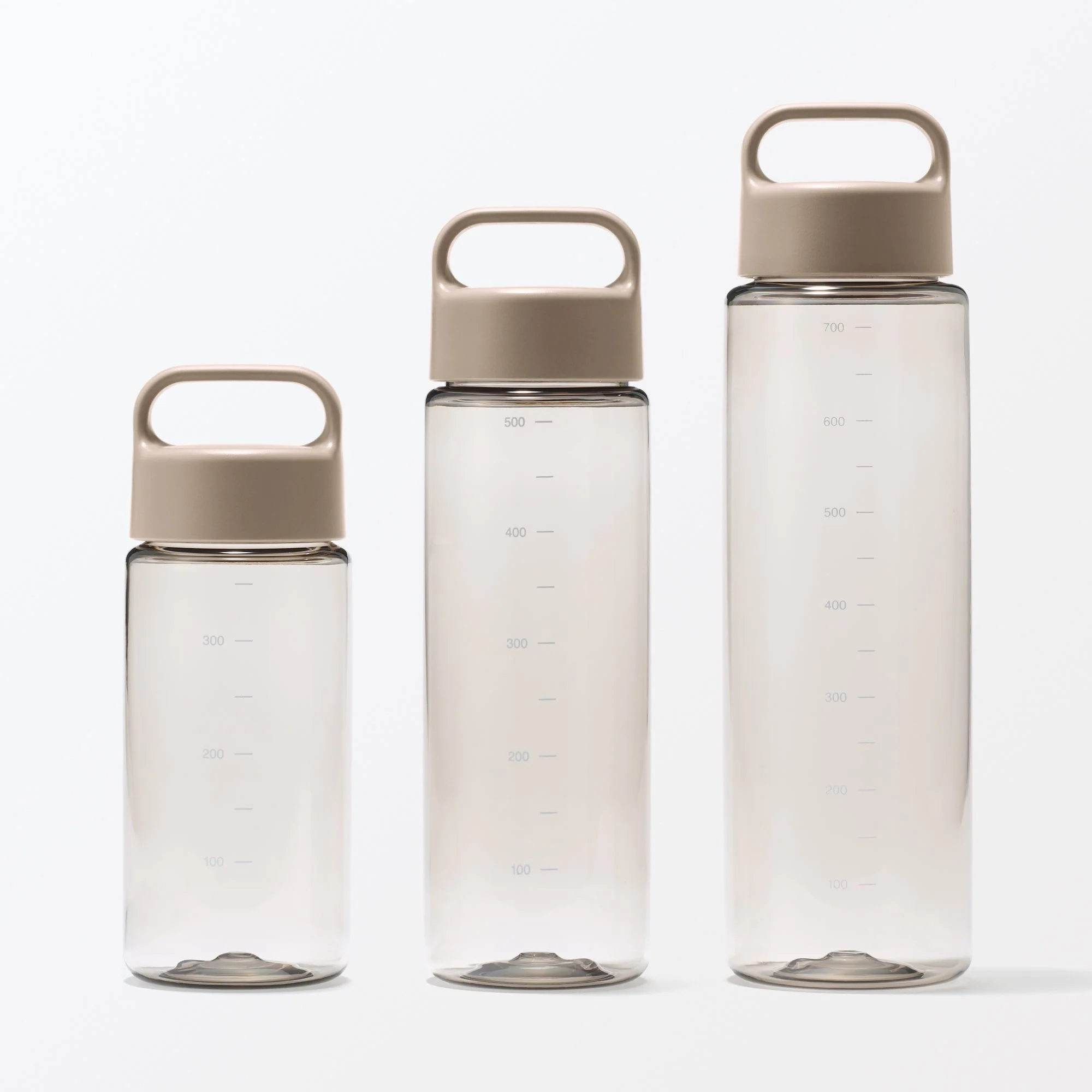 Easy-to-Carry Water Bottle With Scale - Sand Beige (23.7 fl oz) - Image 7