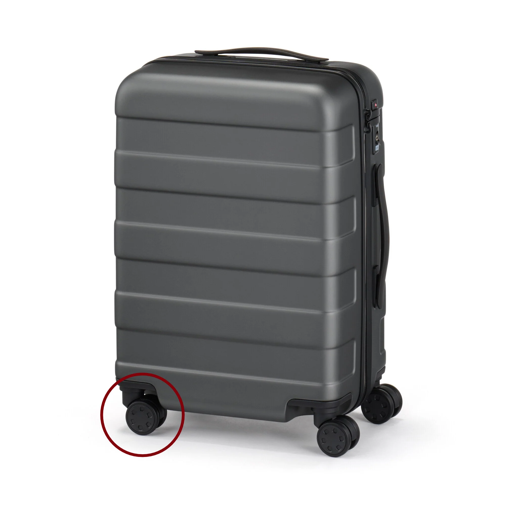 Front Right Caster for Hard Shell Suitcase - Image 2