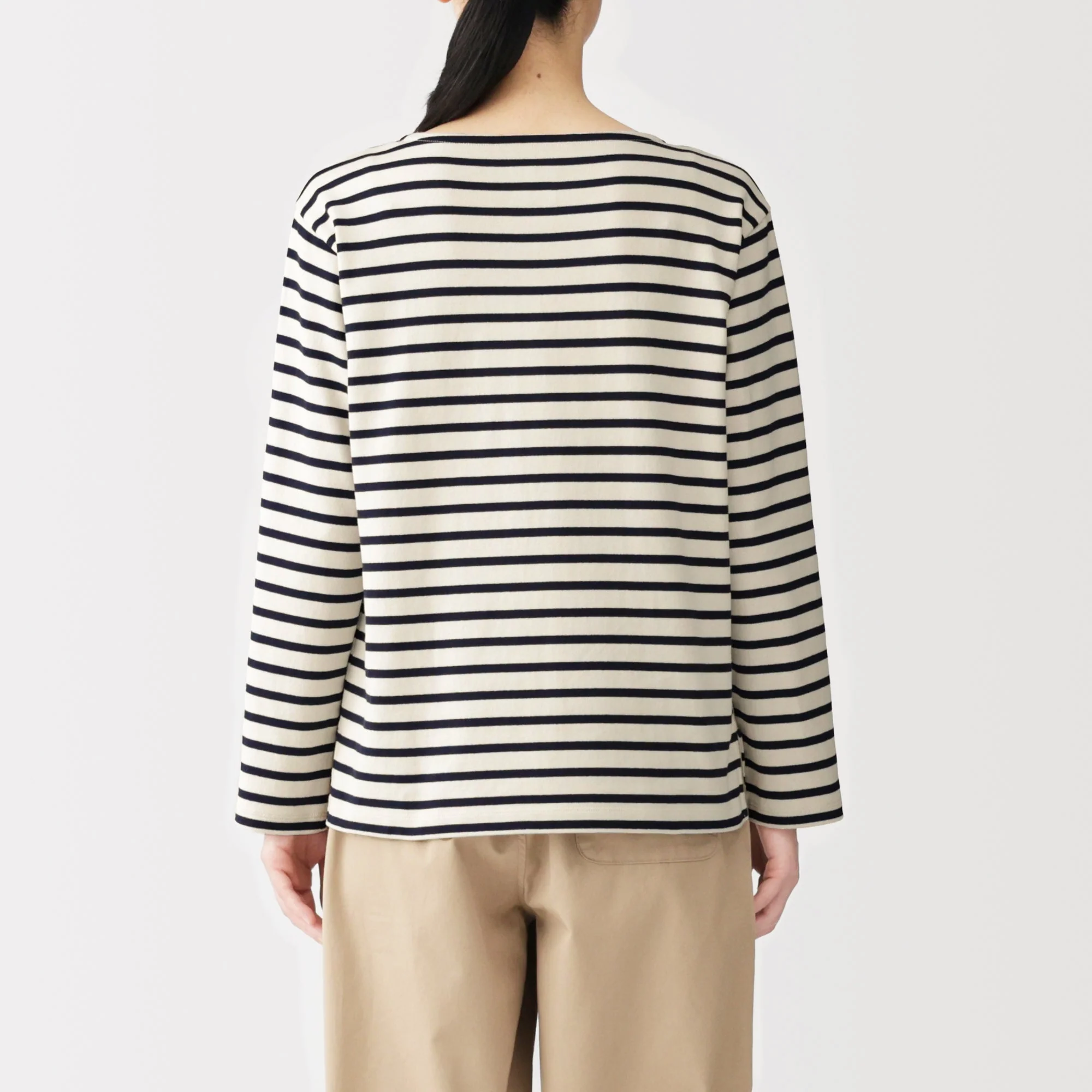 Heavyweight Cotton Boatneck T-Shirt - Image 51