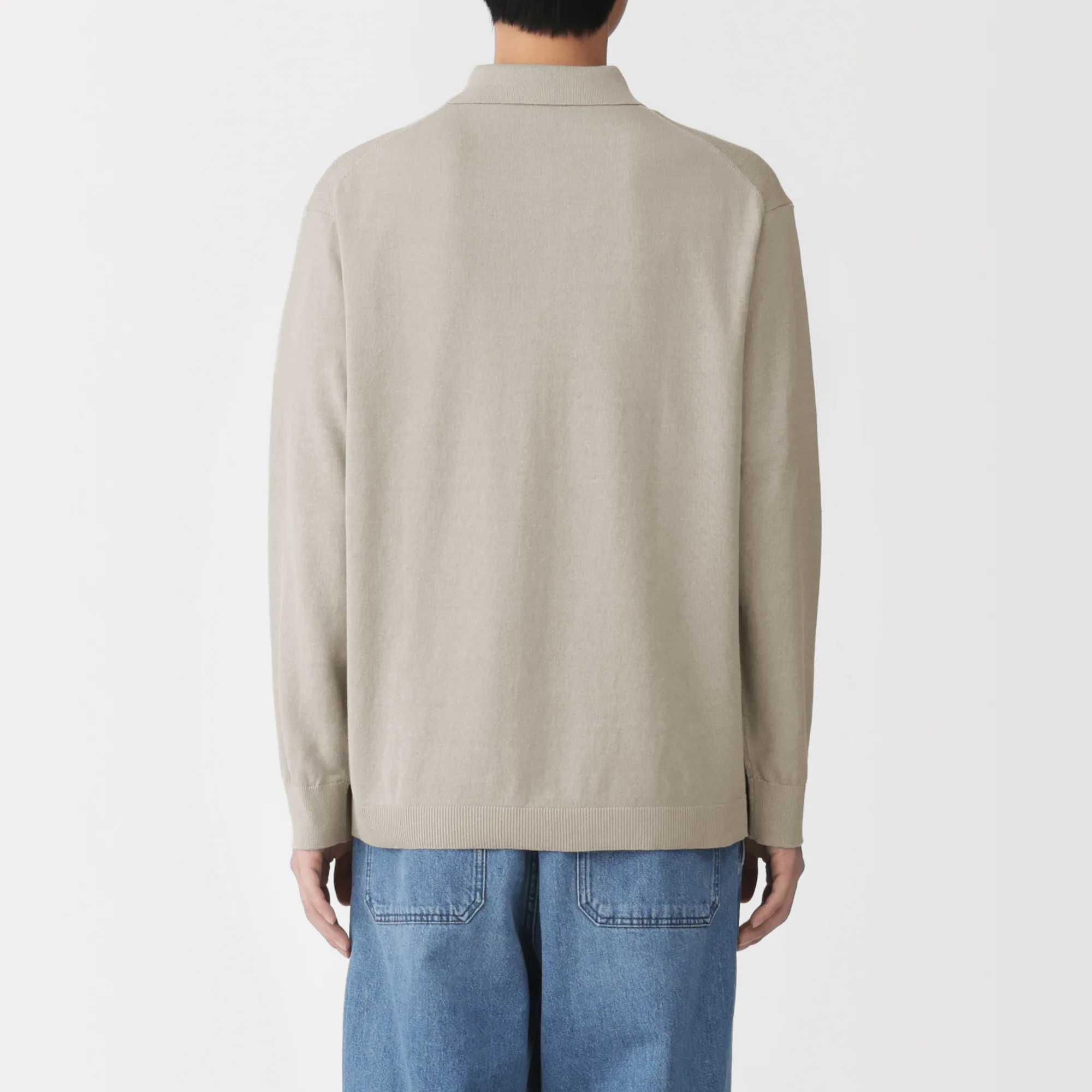 Hemp Blend Knit Shirt Cardigan - Image 20