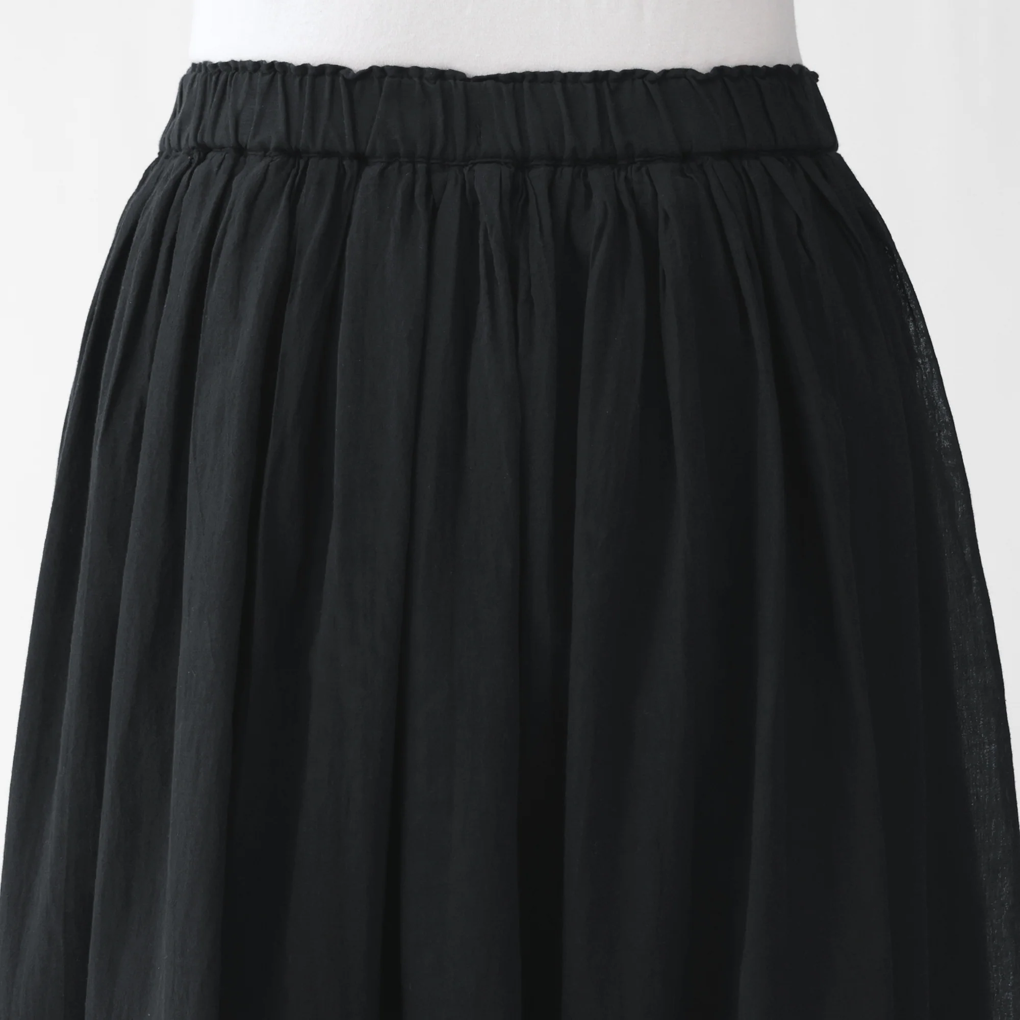 High-Twist Cotton Gathered Skirt - Image 18