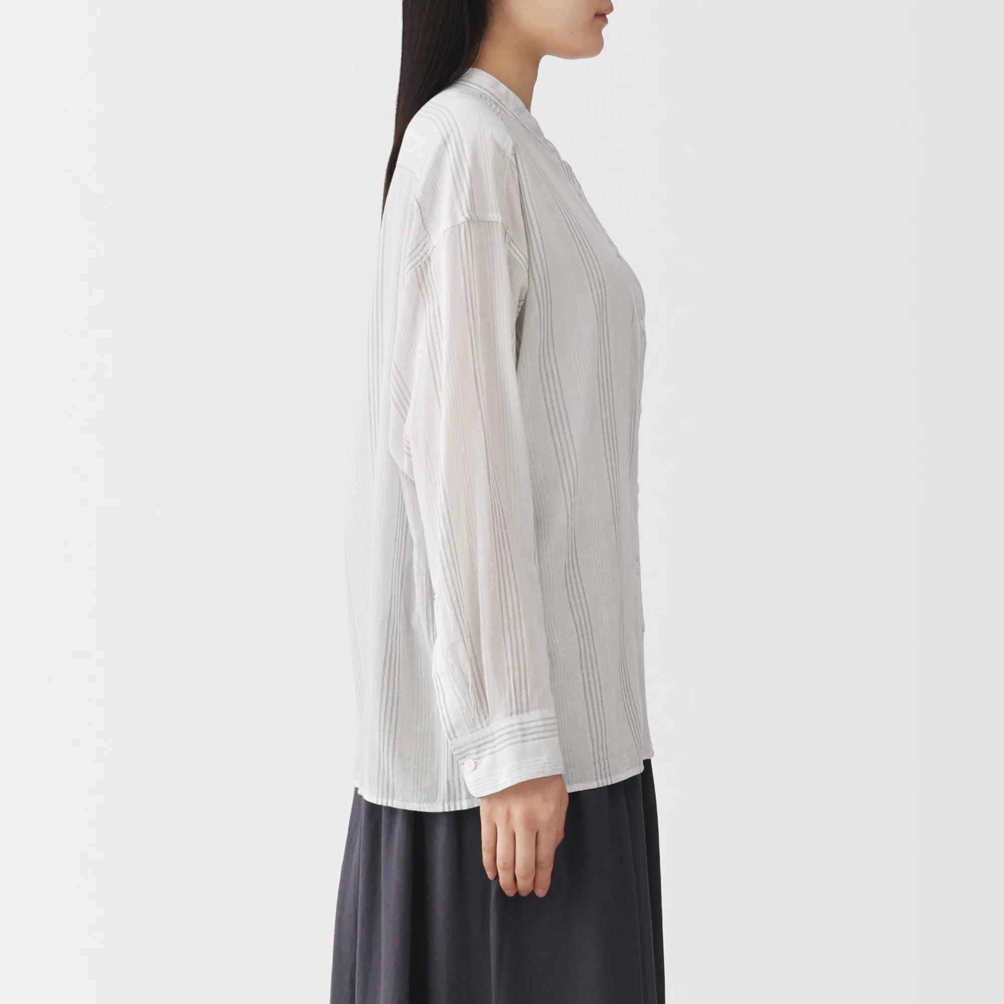 High-Twist Cotton Sheer Shirt - Image 5