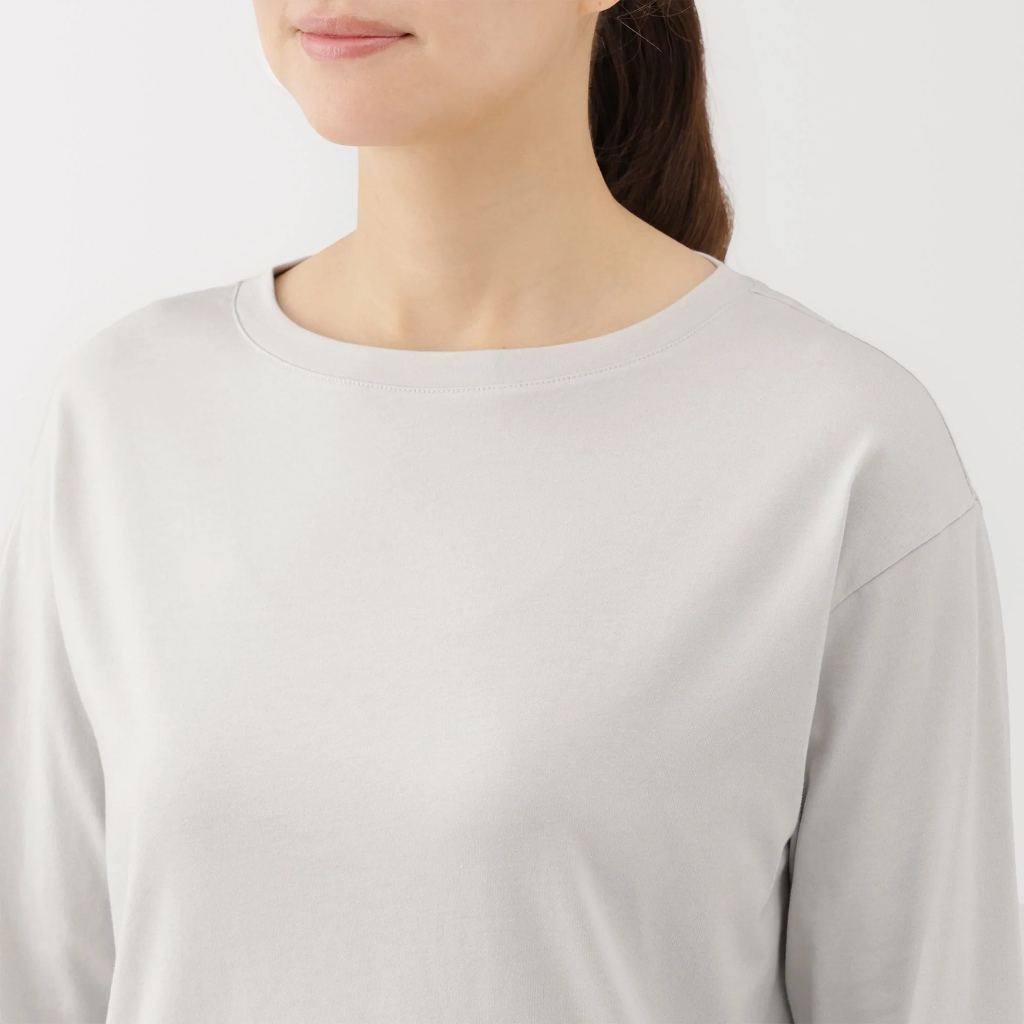 Jersey Boat Neck T-Shirt - Image 39