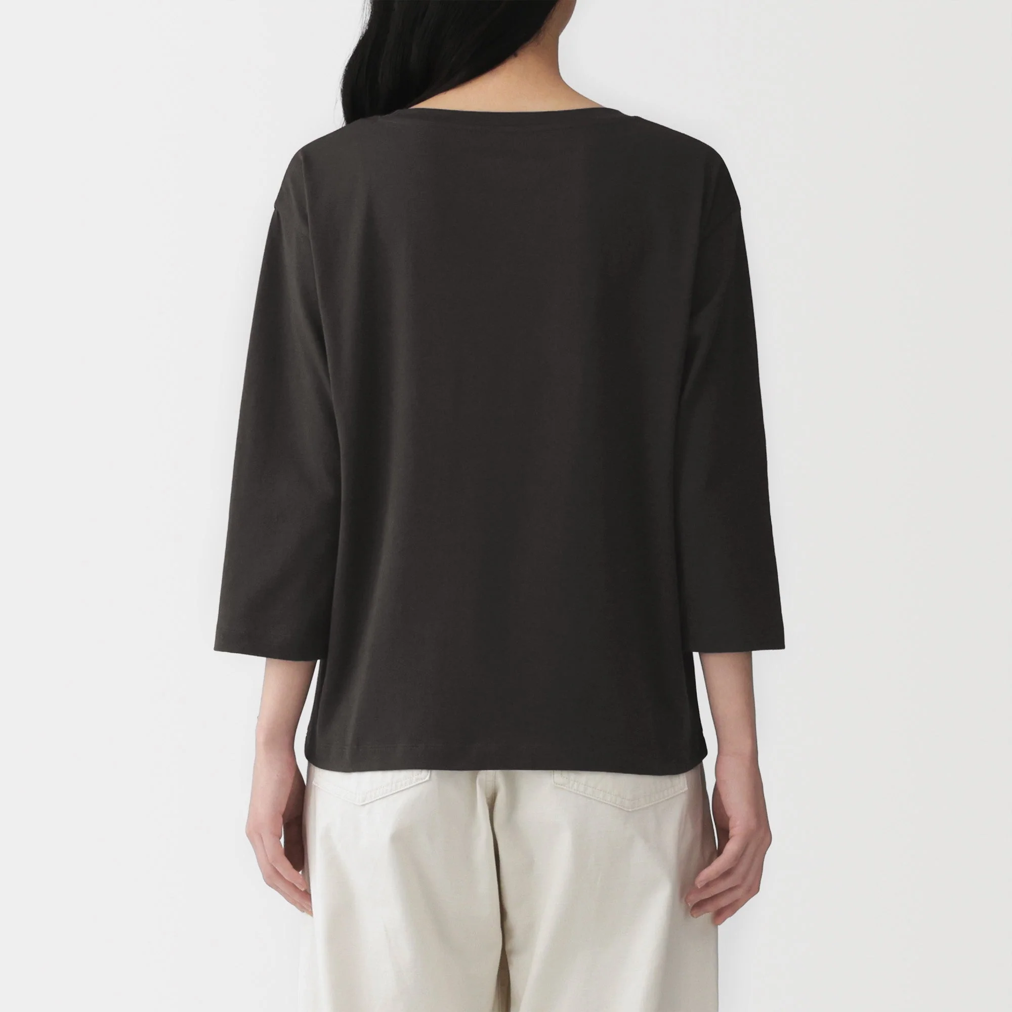 Jersey Boatneck T-Shirt - Image 54