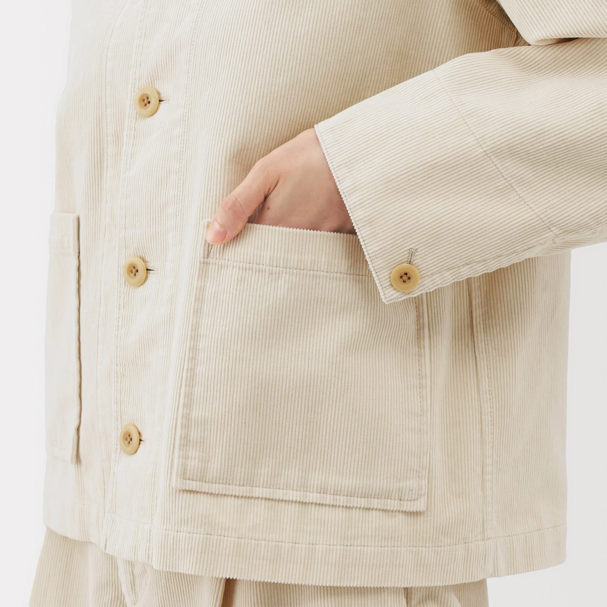 Kapok Blend Corduroy Jacket - Image 26