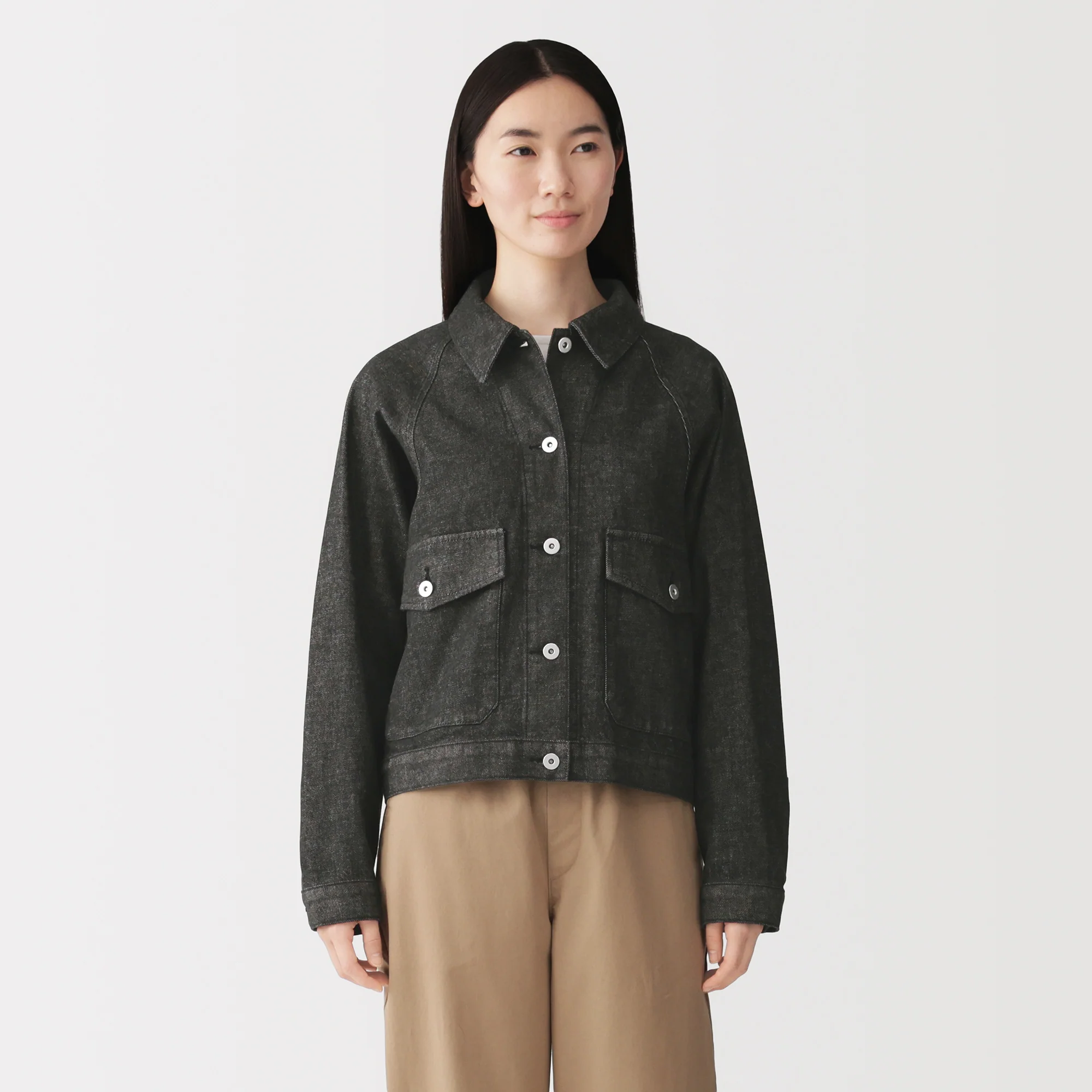 Kapok Blend Denim Jacket