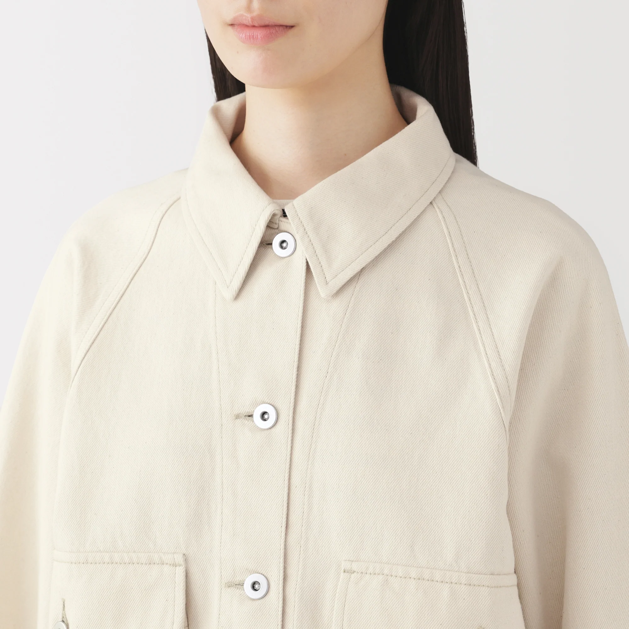 Kapok Blend Denim Jacket - Image 7