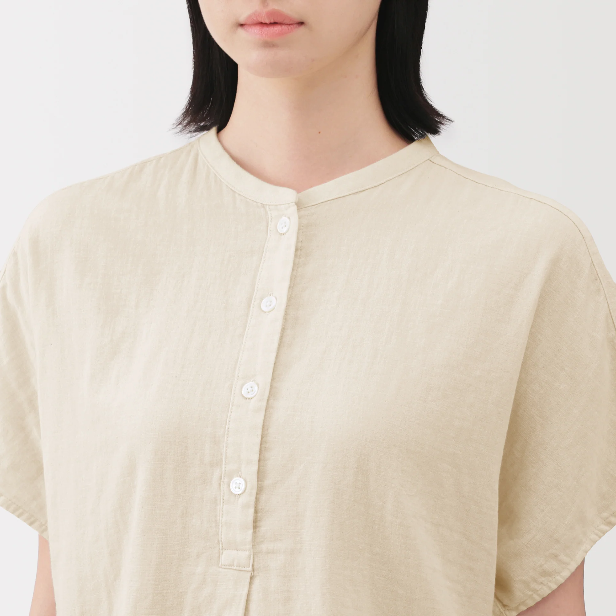 Kapok Blend Double Gauze Blouse - Image 23