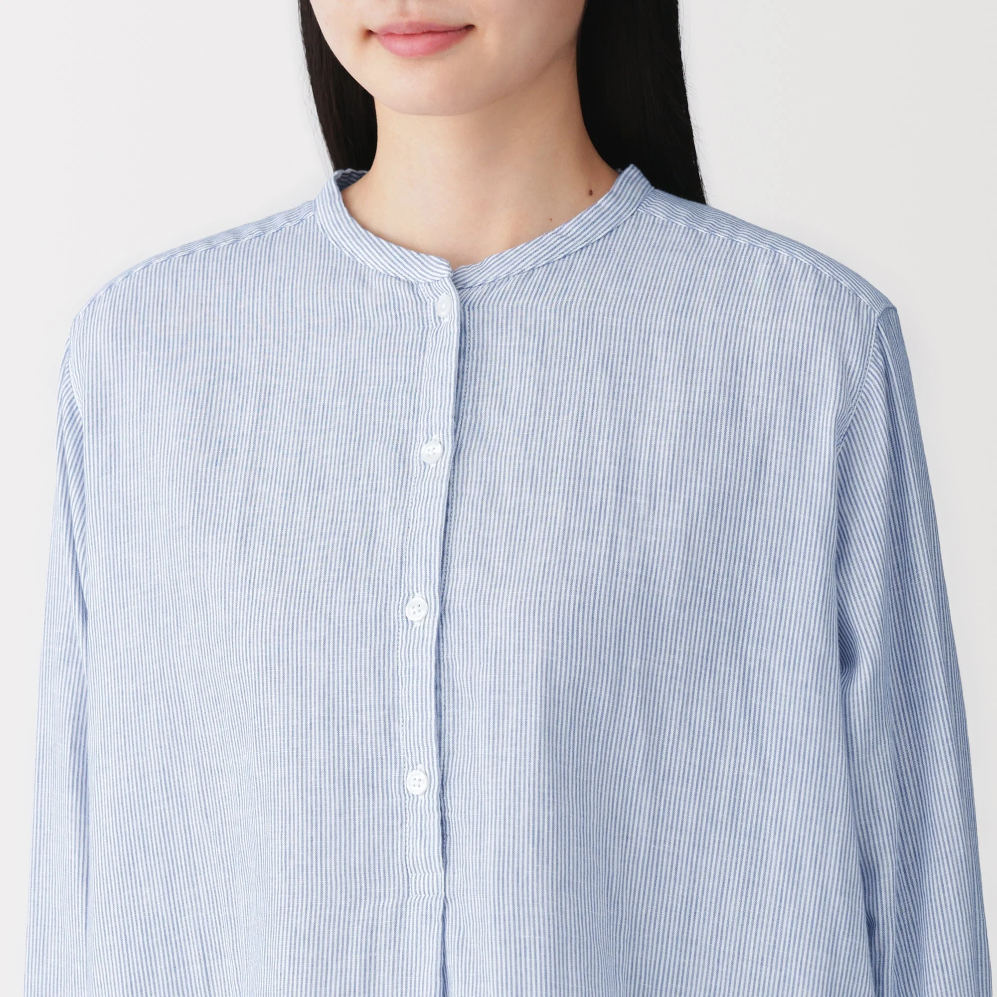 Kapok Blend Double Gauze Blouse - Image 7