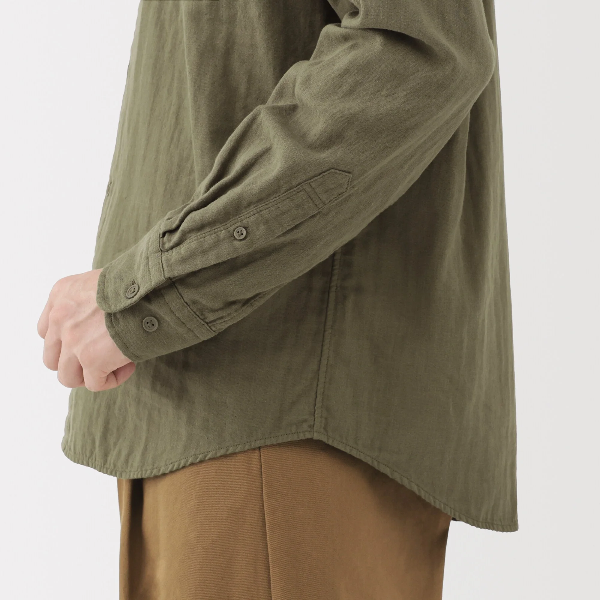 Kapok Blend Double Gauze Shirt - Image 8