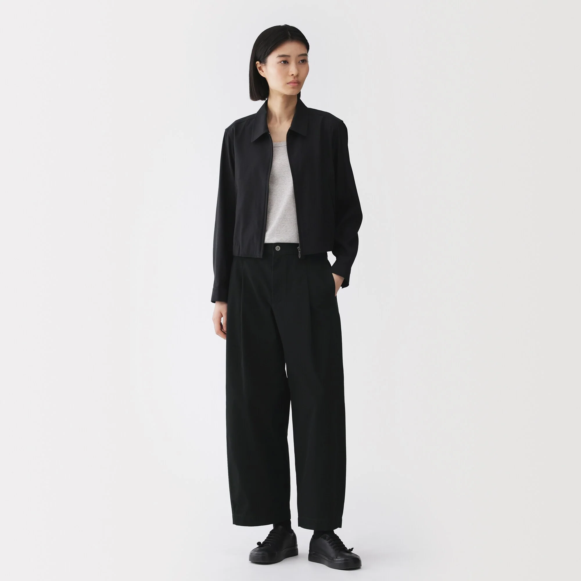 Labo Cotton Canvas Barrel Pants