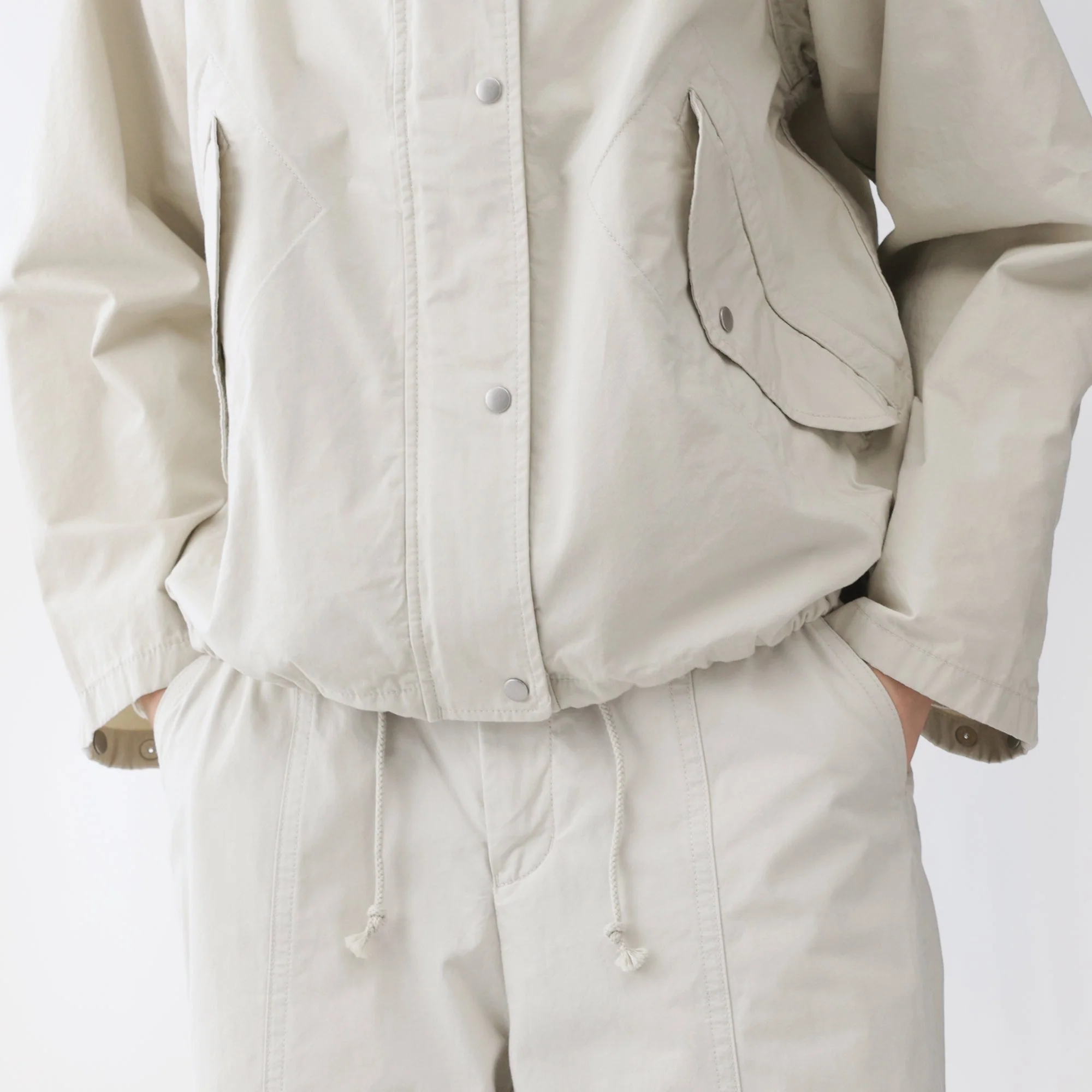 Labo Cotton Canvas Hooded Blouson - Image 21