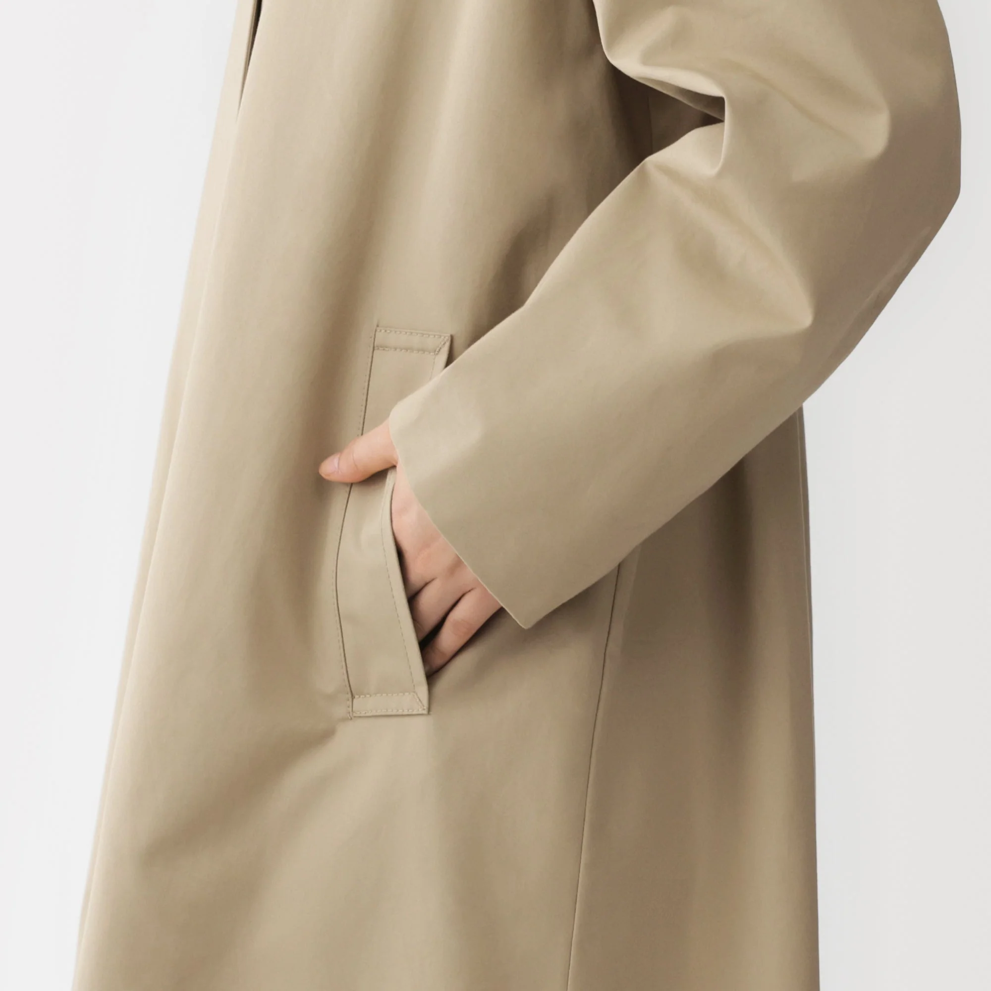 Labo Cotton Single Breasted Coat - Image 15