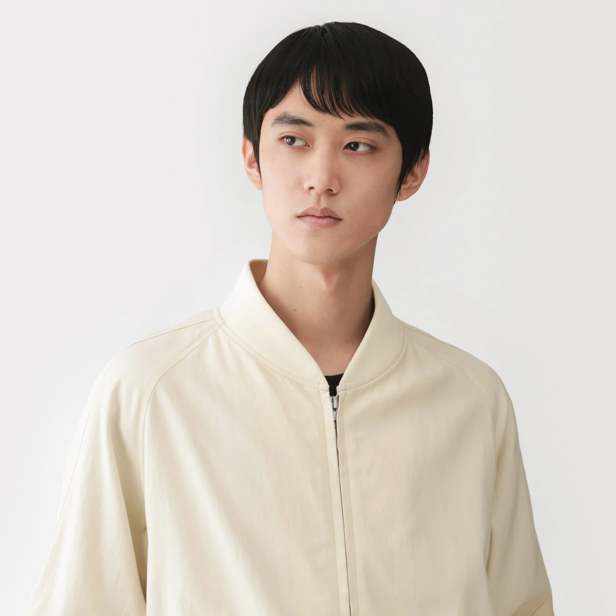 Labo Rayon Cotton Short Blouson - Image 7