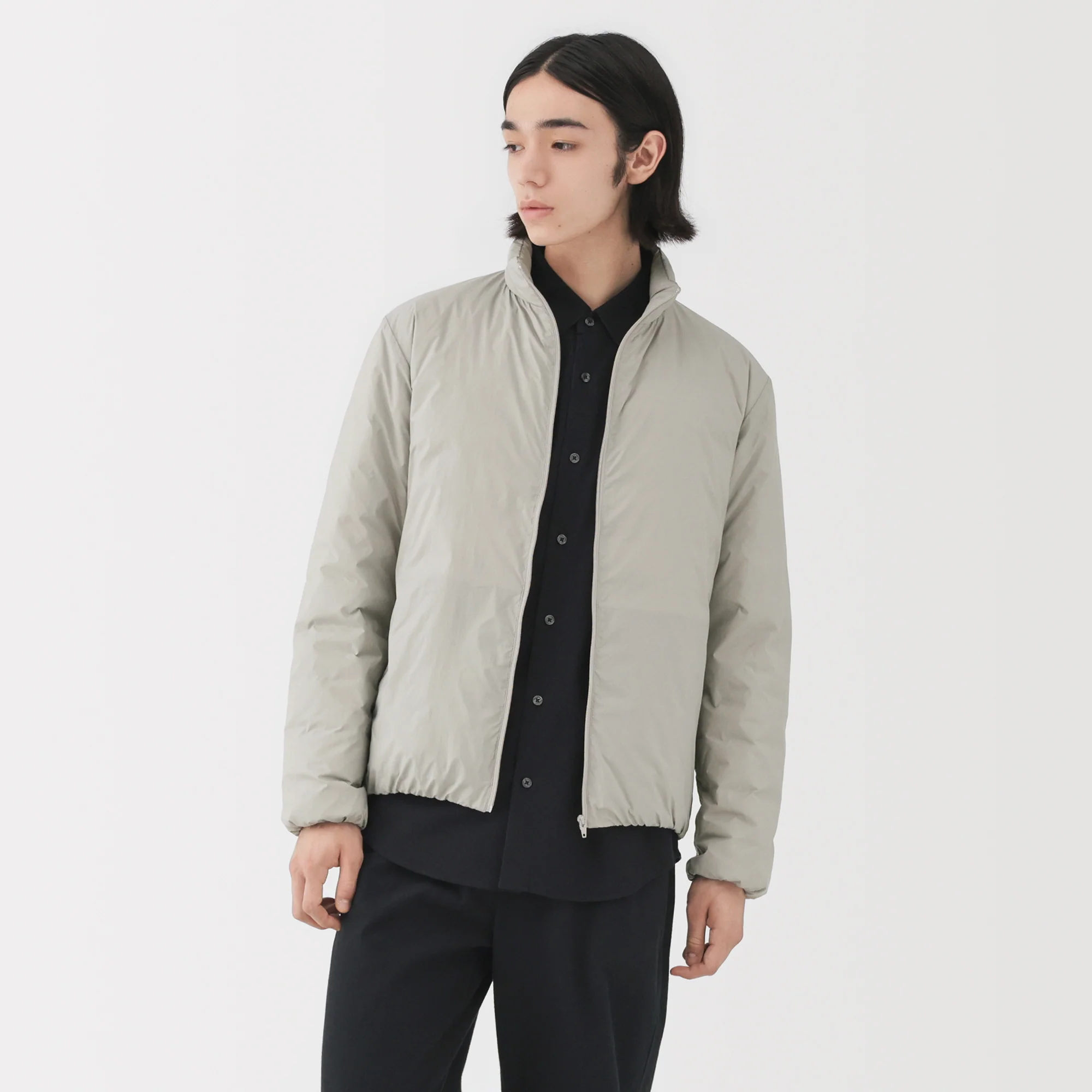 Lightweight Down Stand Collar Jacket - Image 3