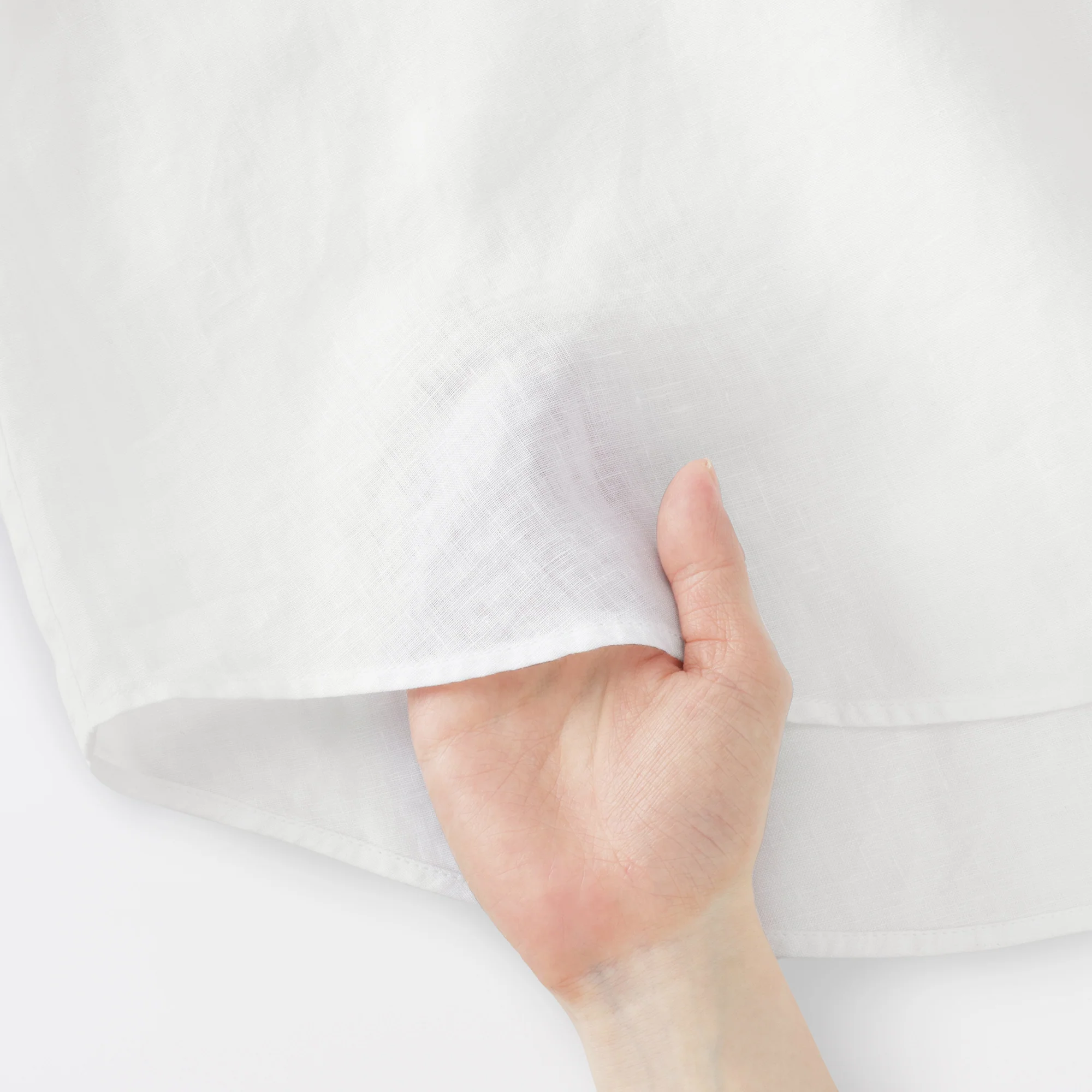 Linen 3/4 Sleeve Blouse - Image 37