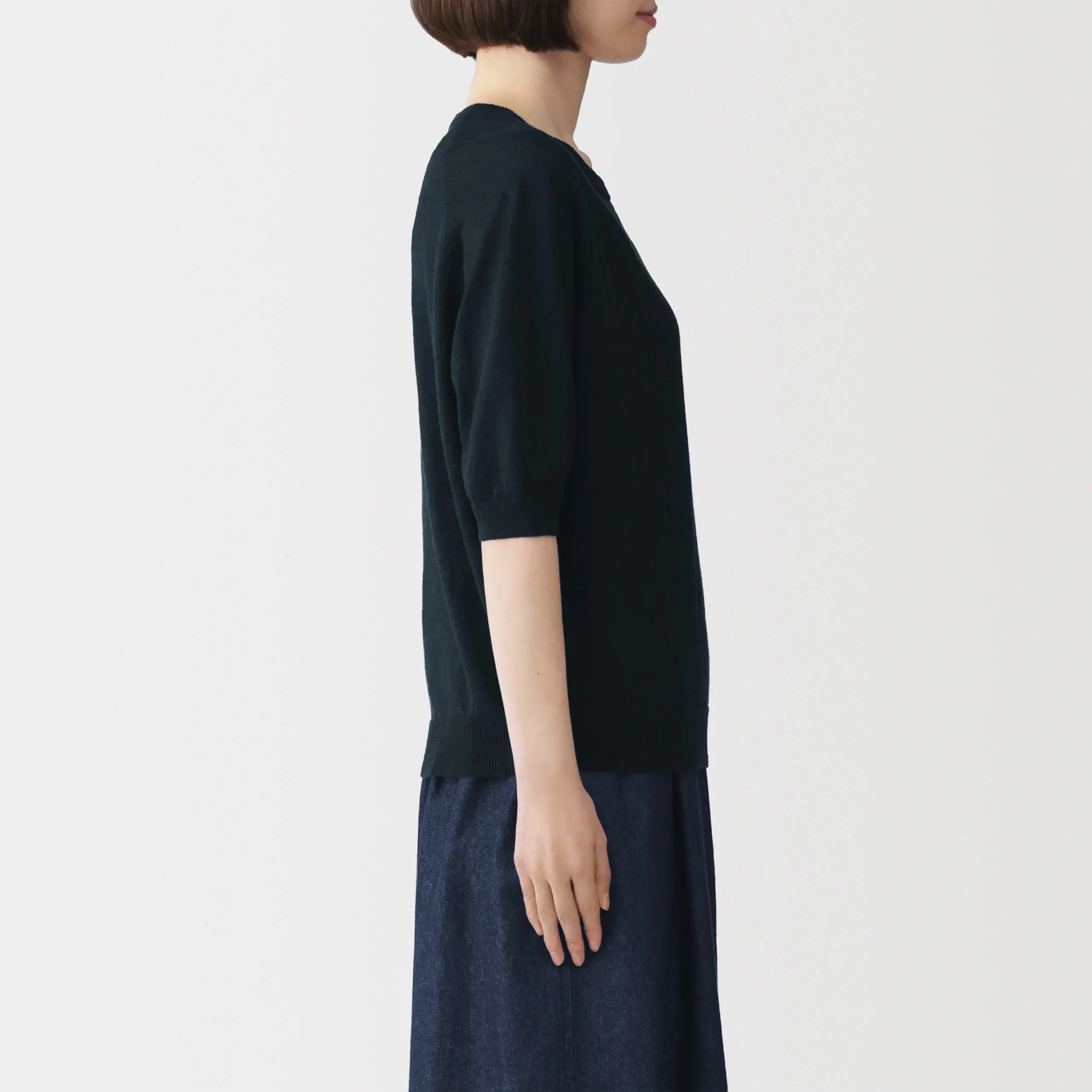 Linen Half Sleeve Sweater - Image 21