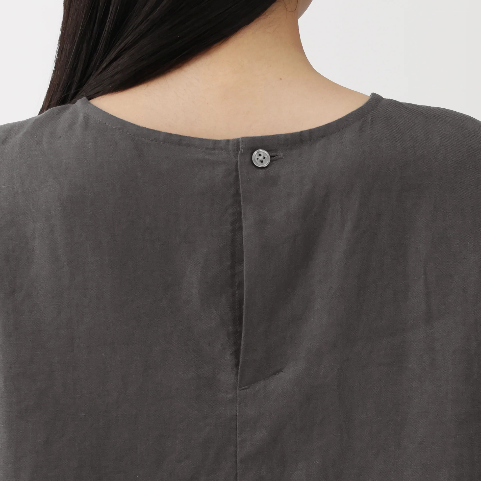 Linen Sleeveless Dress - Image 32