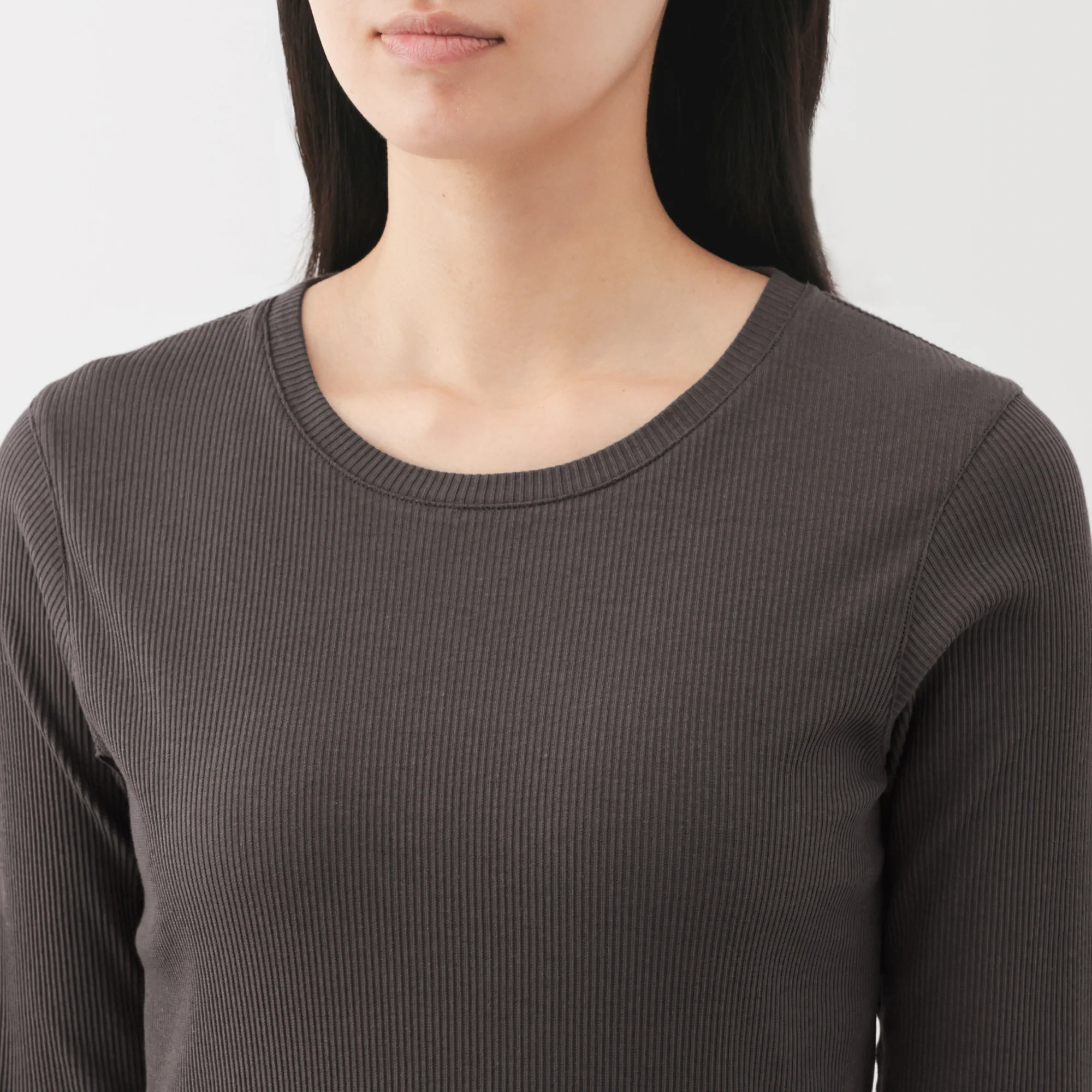 Lyocell Blend Rib T-Shirt - Image 31