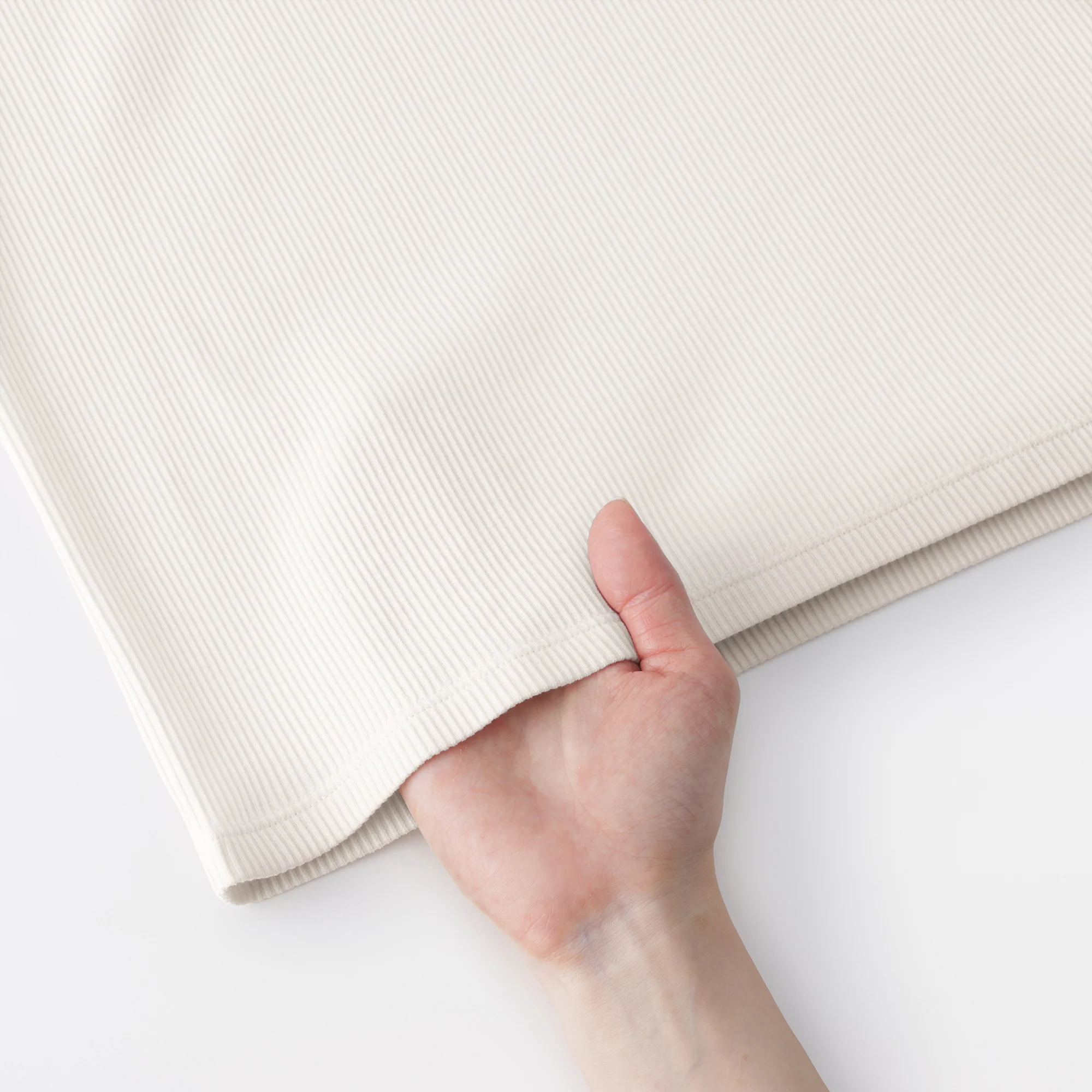 Lyocell Blend Rib T-Shirt - Image 49
