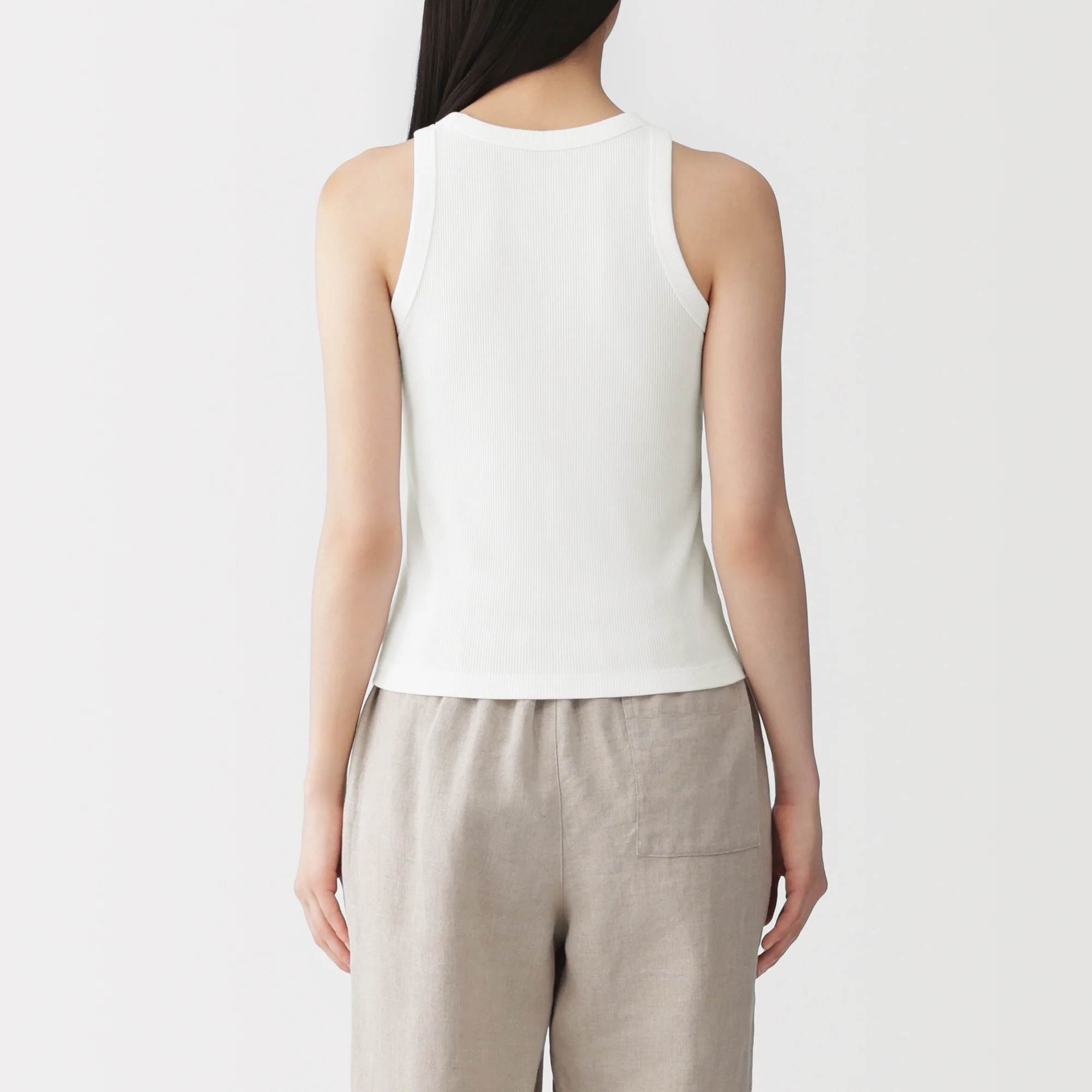 Lyocell Blend Rib Tank Top - Image 14