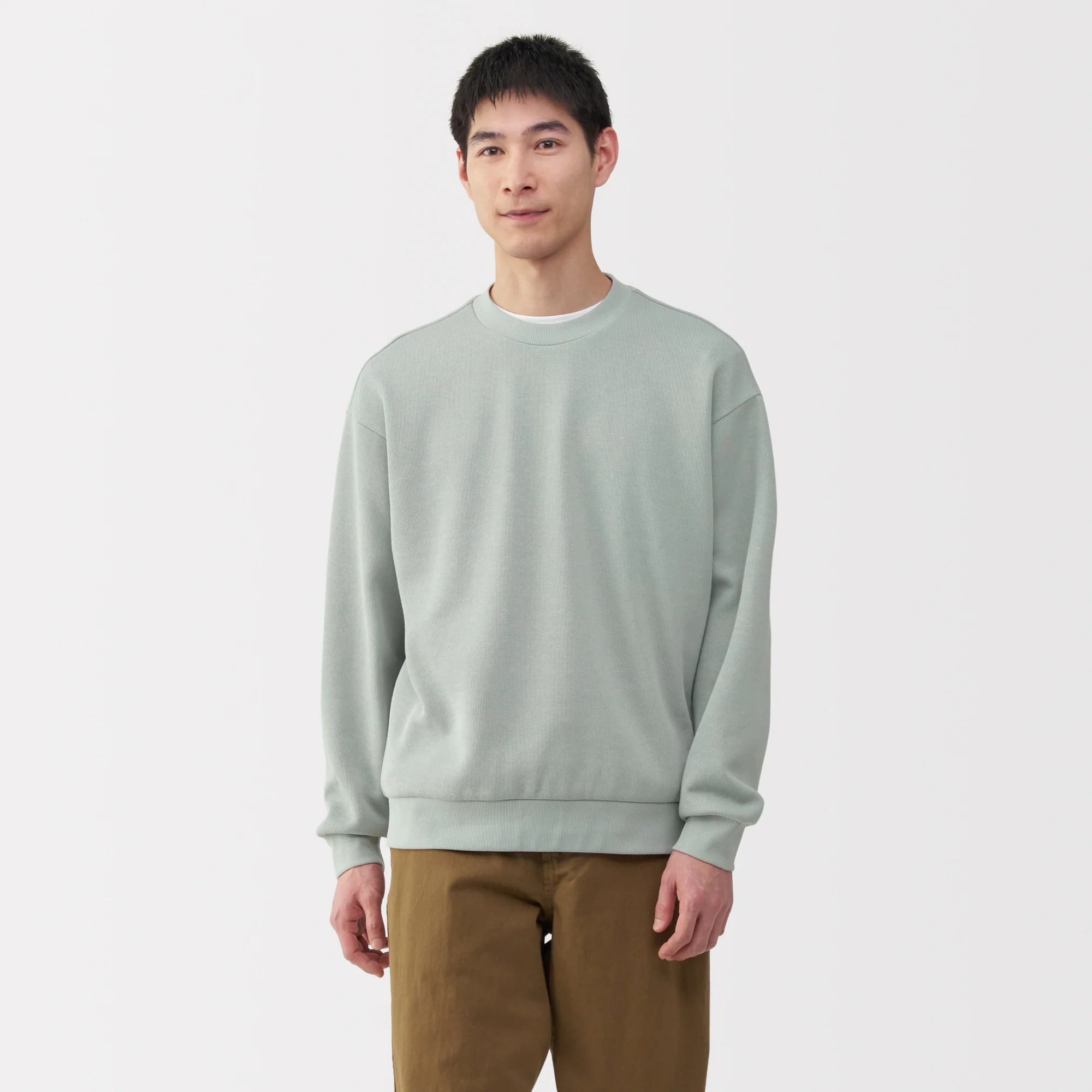 Men's Double Knit Crewneck Pullover