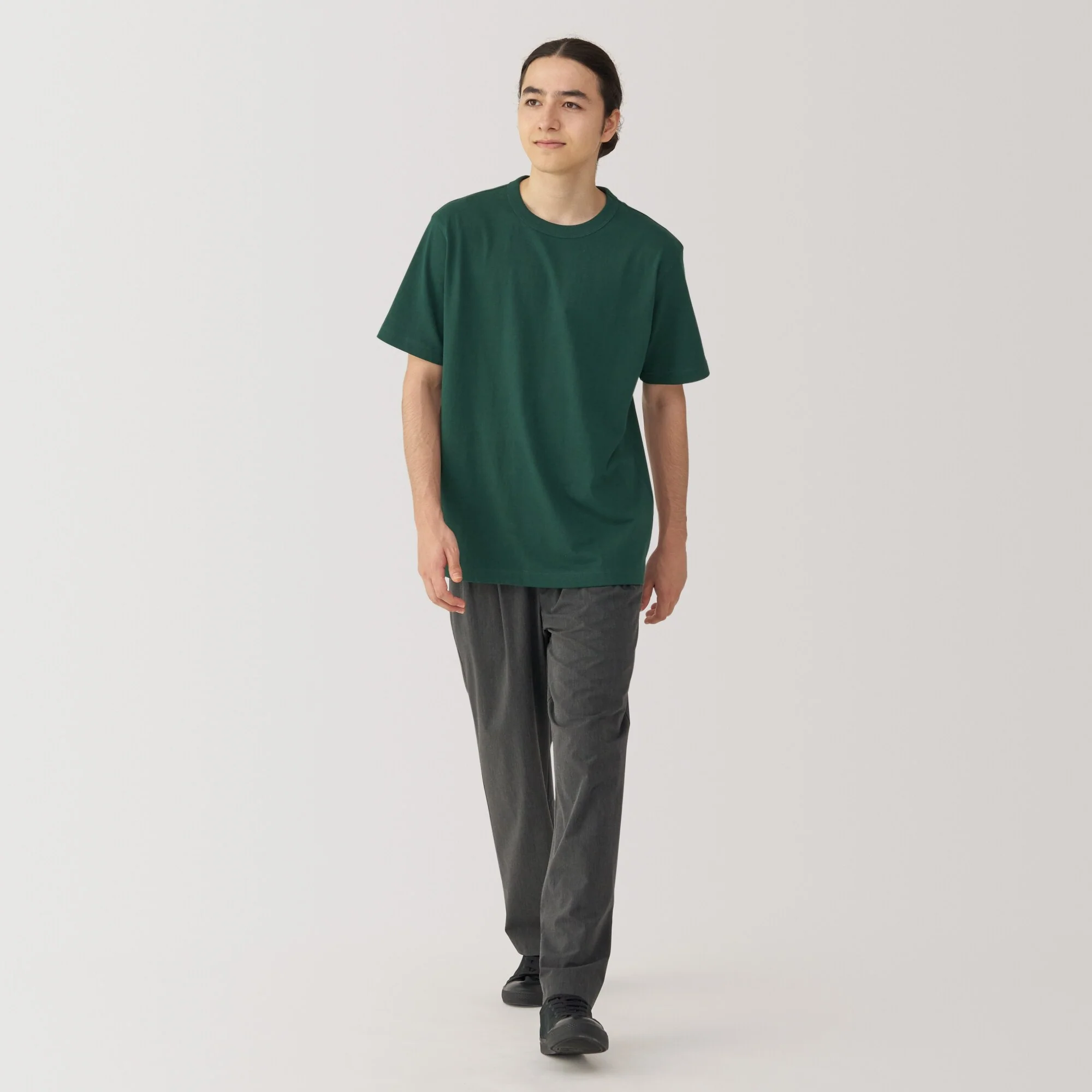 Men's Washed Heavyweight Crewneck T-Shirt - Image 4