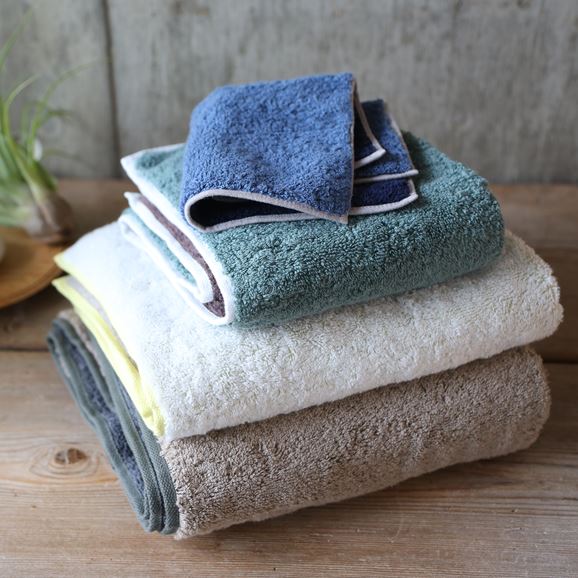 MUJI IDÉE Repos Mini Bath Towel - Sage Green - Image 6