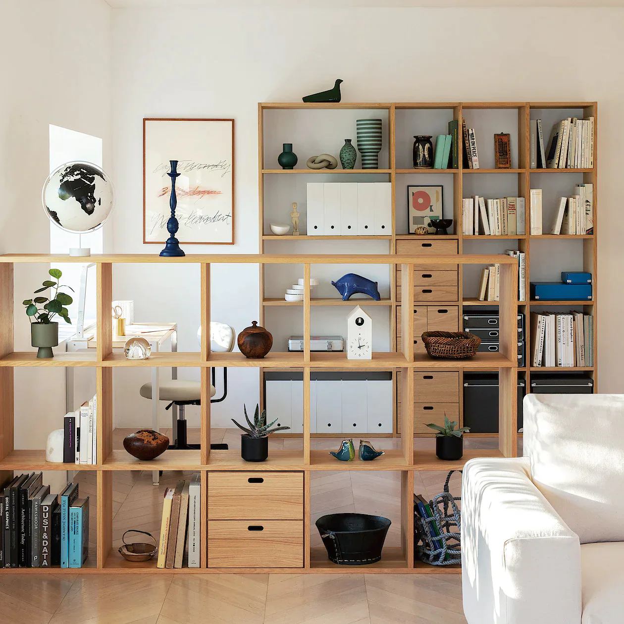 Stacking Shelf - Oak - 5 x 3 - Image 2