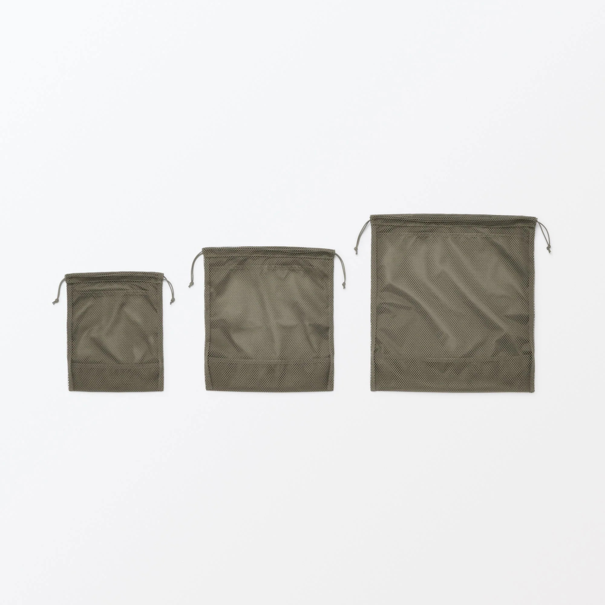 Polyester Mesh Drawstring Bag - Large - Image 6
