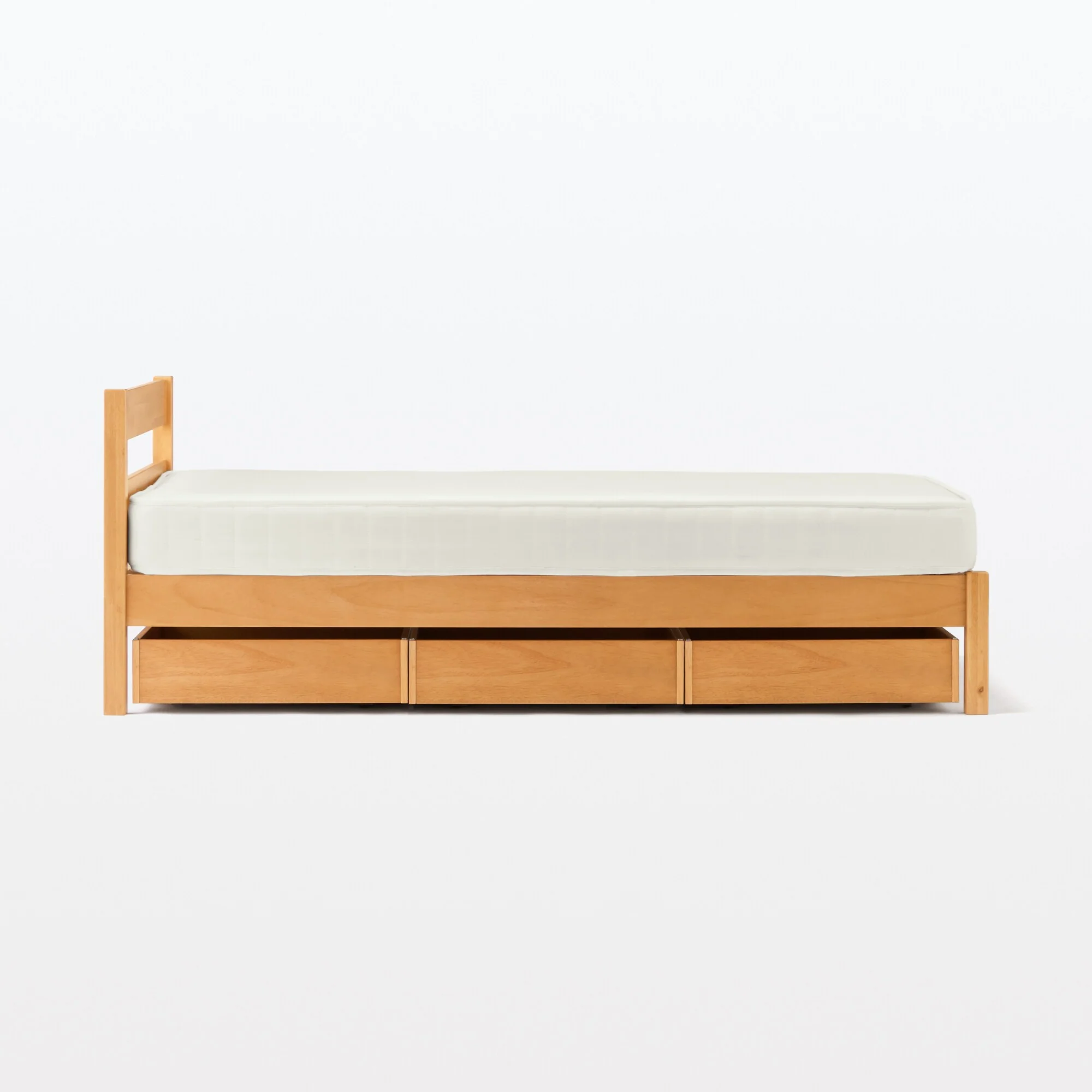 [HD] Rubberwood Wooden Bed - Double - Image 11
