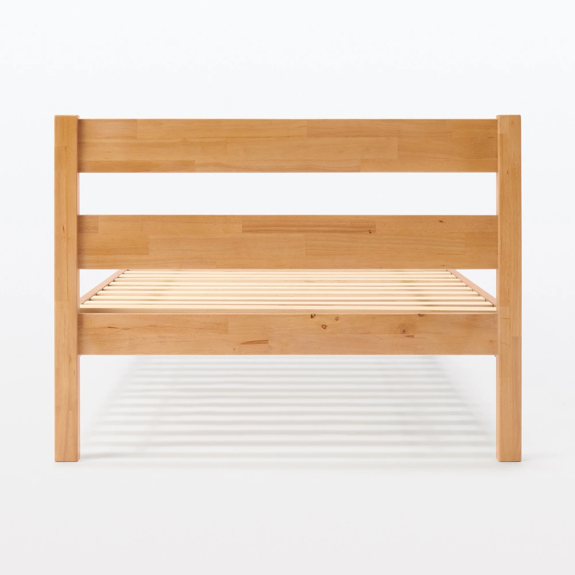 [HD] Rubberwood Wooden Bed - King - Image 3