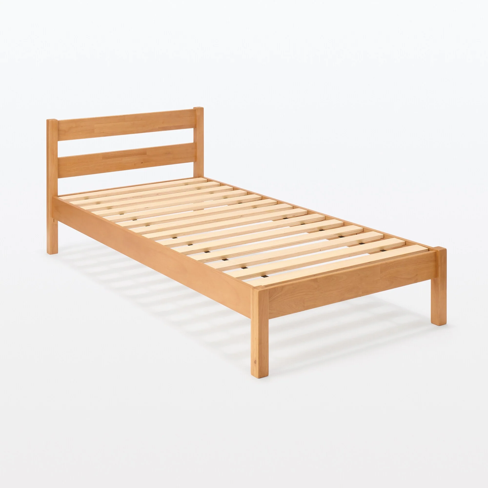 [HD] Rubberwood Wooden Bed - King - Image 4