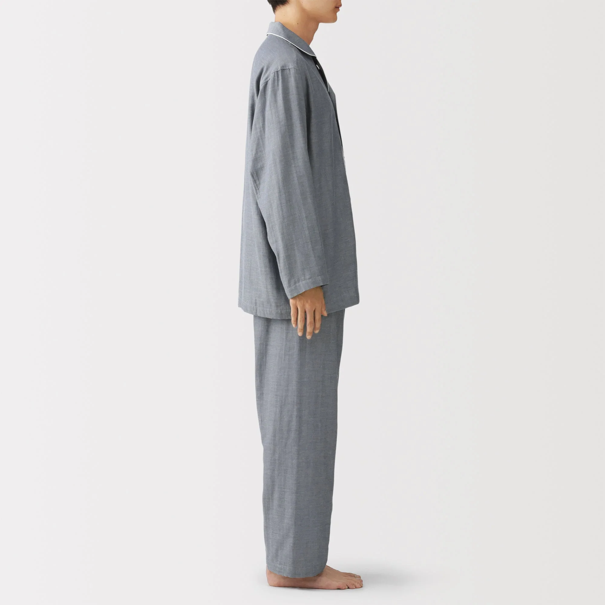 Side Seamless Double Gauze Pajamas - Image 4