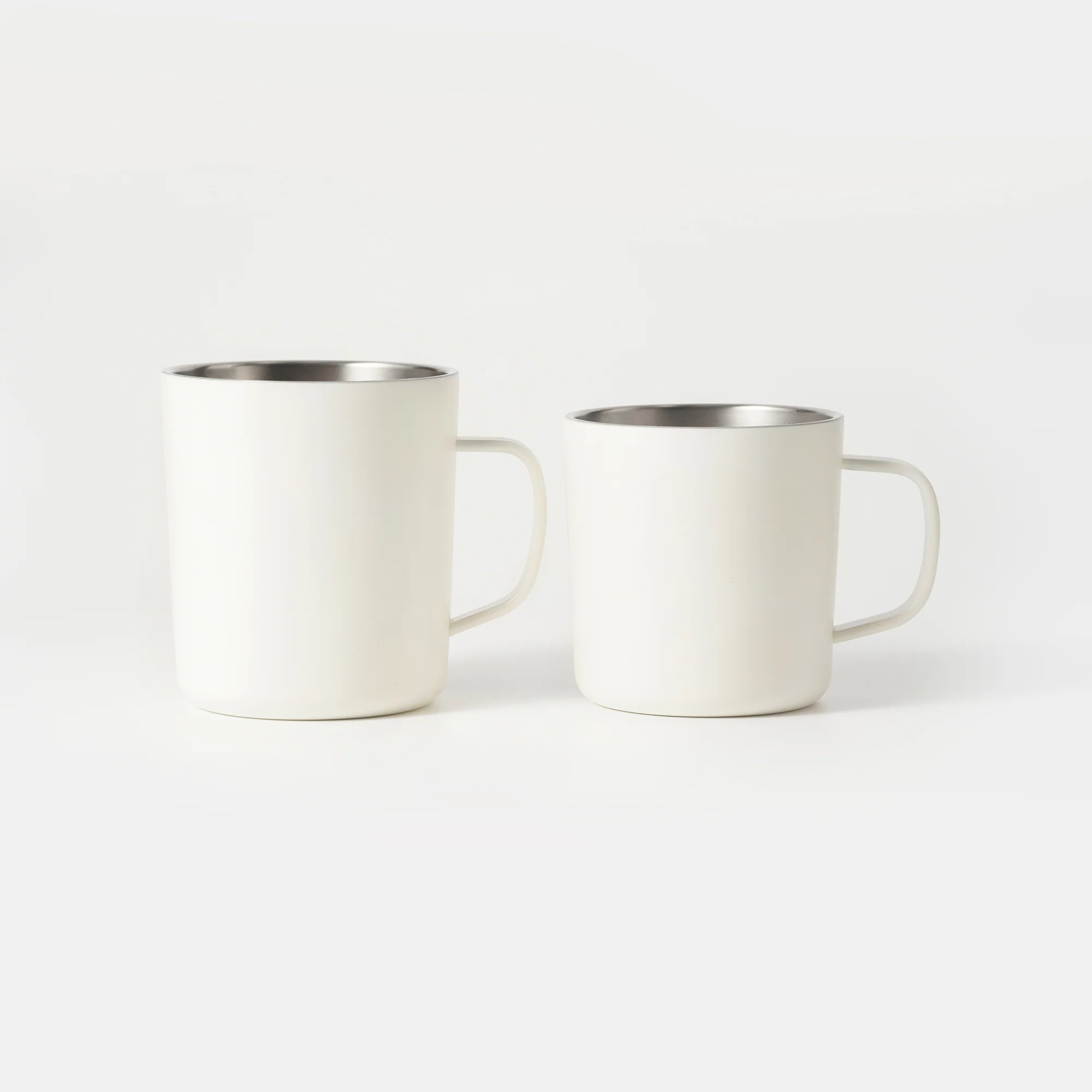 Stainless Steel Mug Cup - White (12.8 fl oz) - Image 4